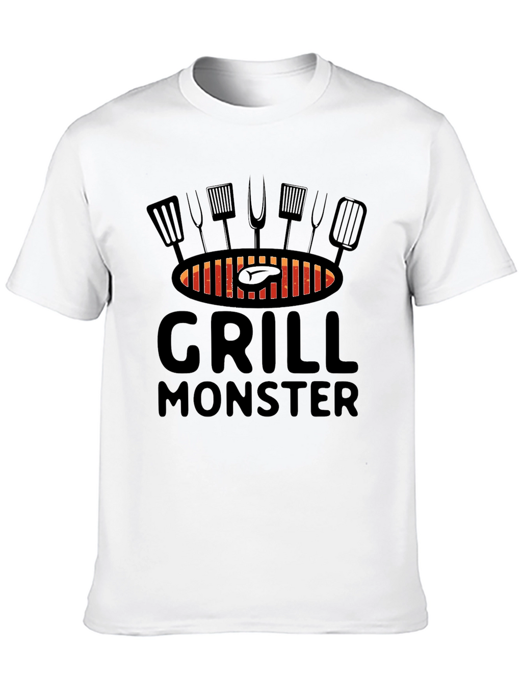 Grill Monster Graphic T-Shirt - BBQ Lover Tee