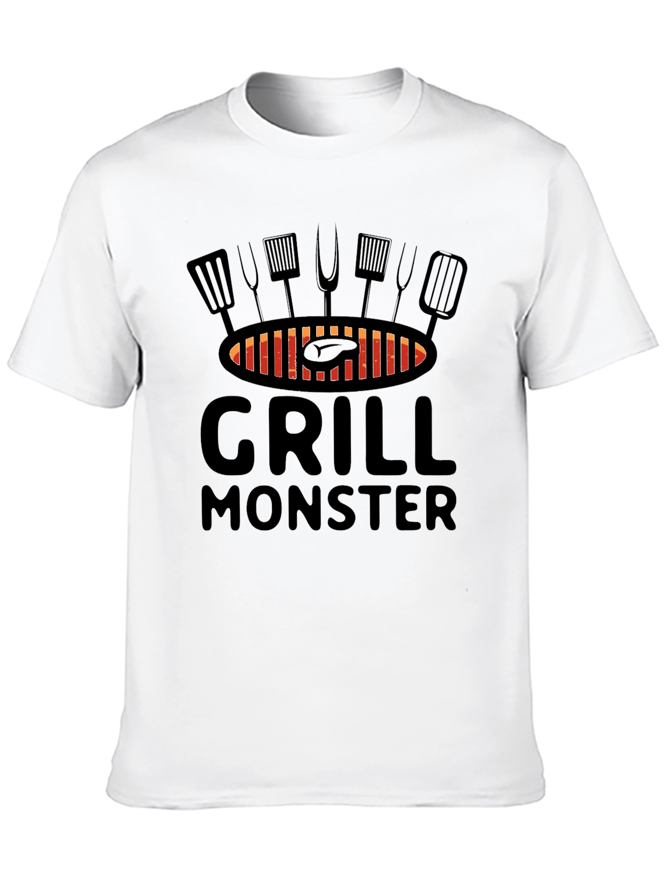 Grill Monster Graphic T-Shirt - BBQ Lover Tee