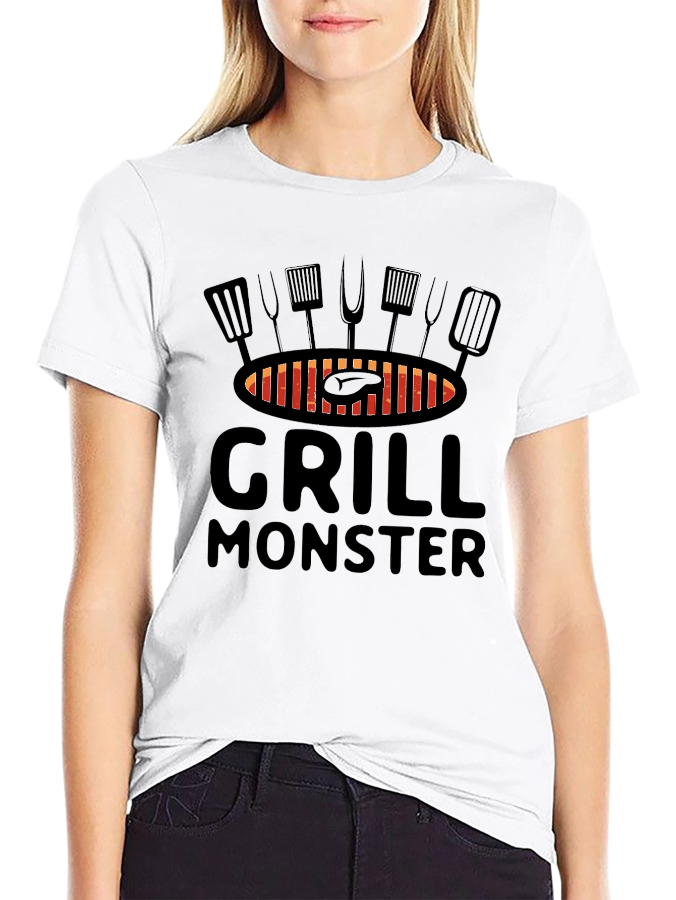 Grill Monster Graphic T-Shirt - BBQ Lover Tee