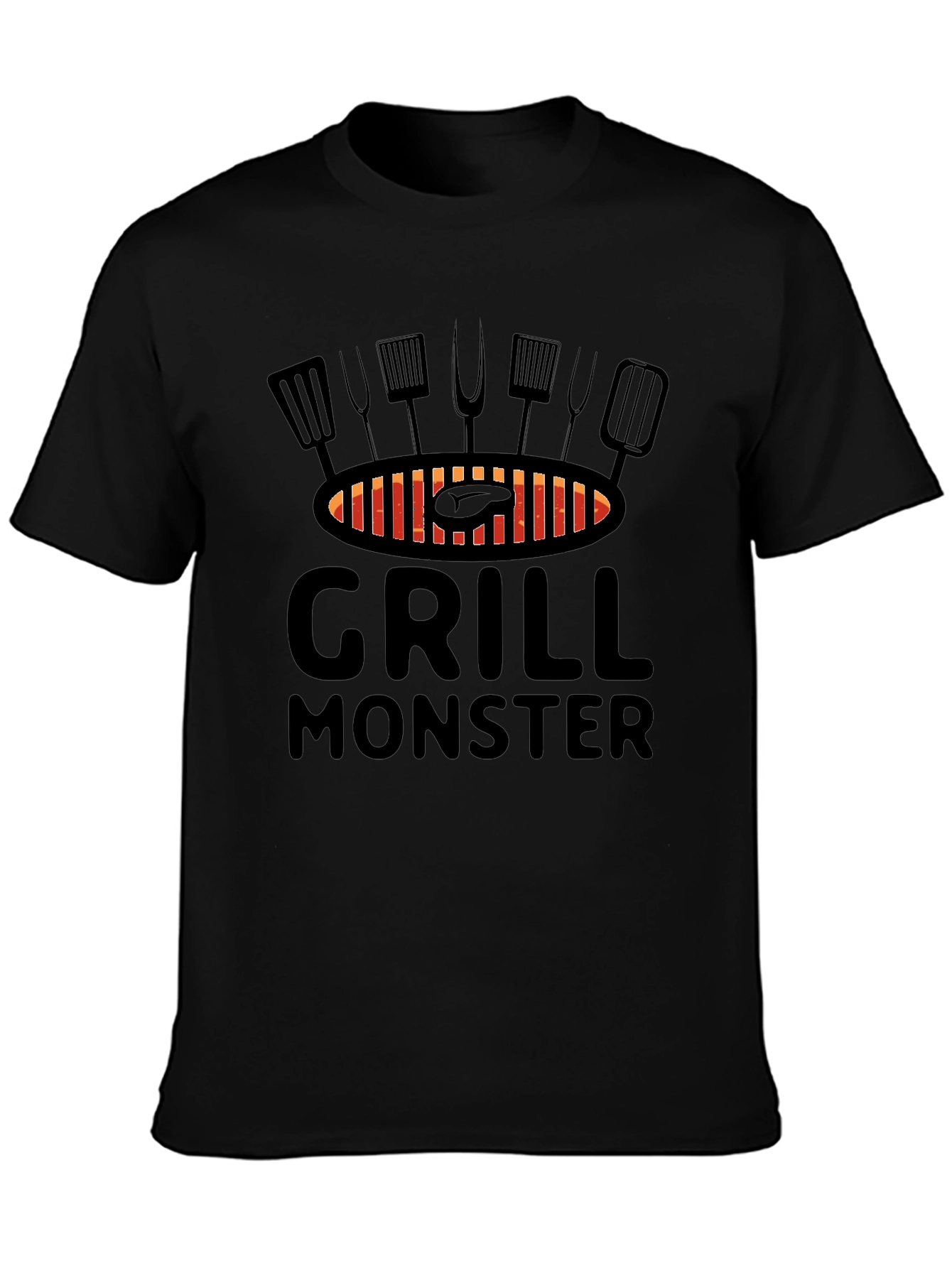 Grill Monster Graphic T-Shirt - BBQ Lover Tee