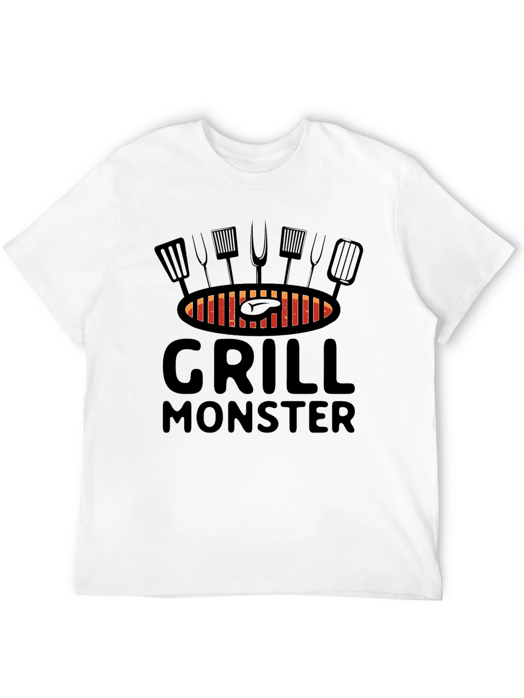 Grill Monster Graphic T-Shirt - BBQ Lover Tee