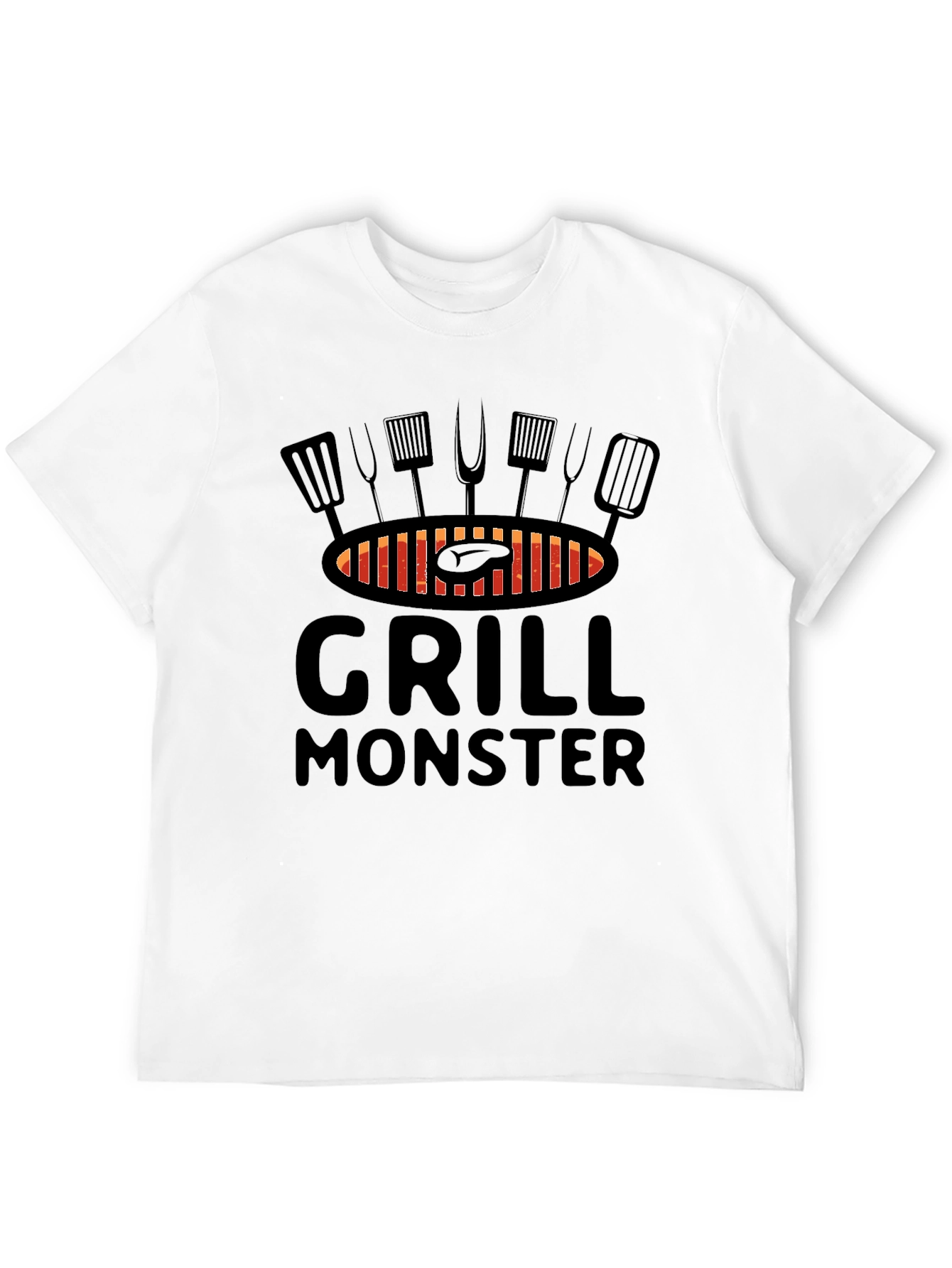 Grill Monster Graphic T-Shirt - BBQ Lover Tee