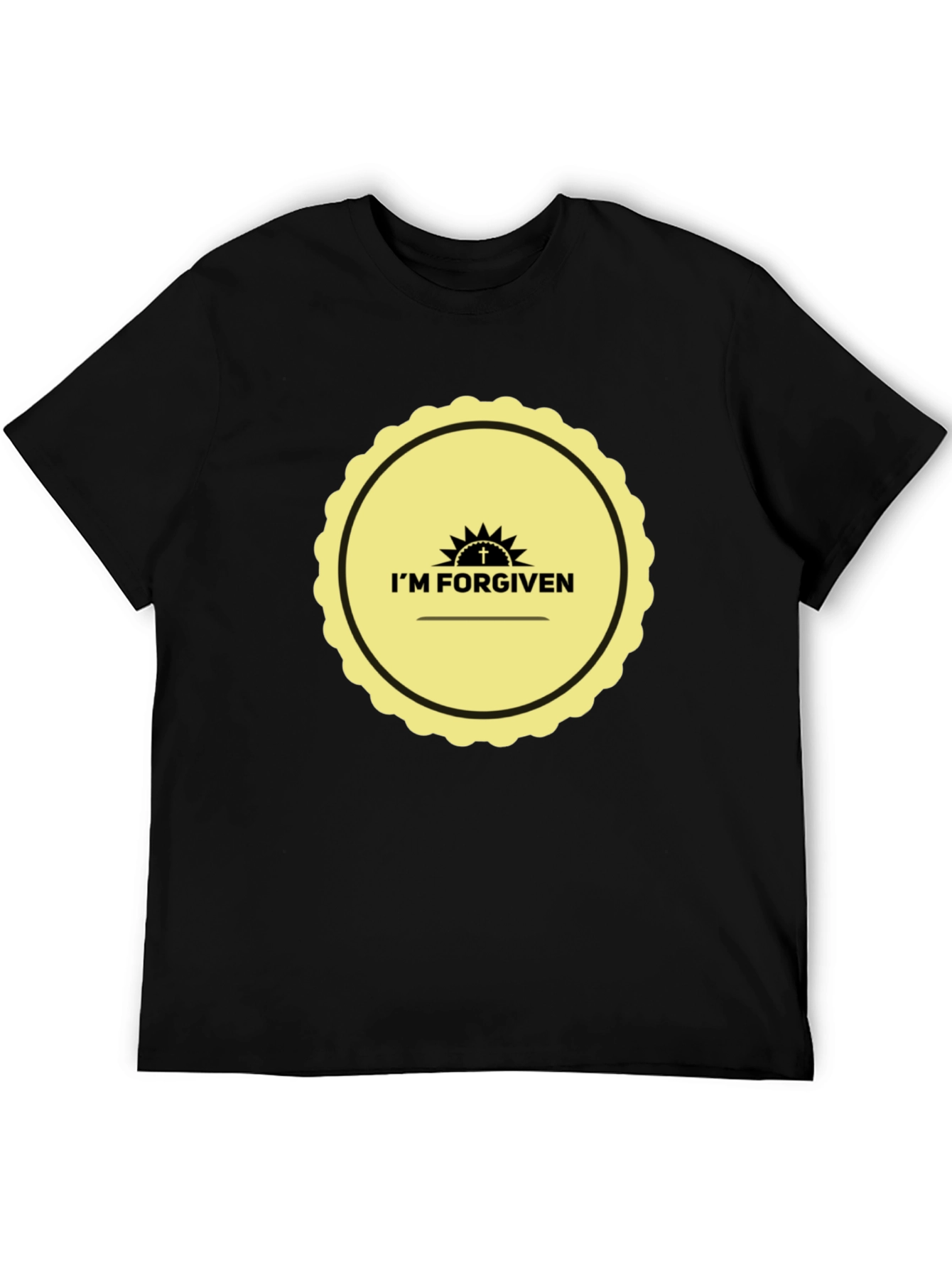 Im Forgiven Graphic Tee - Black