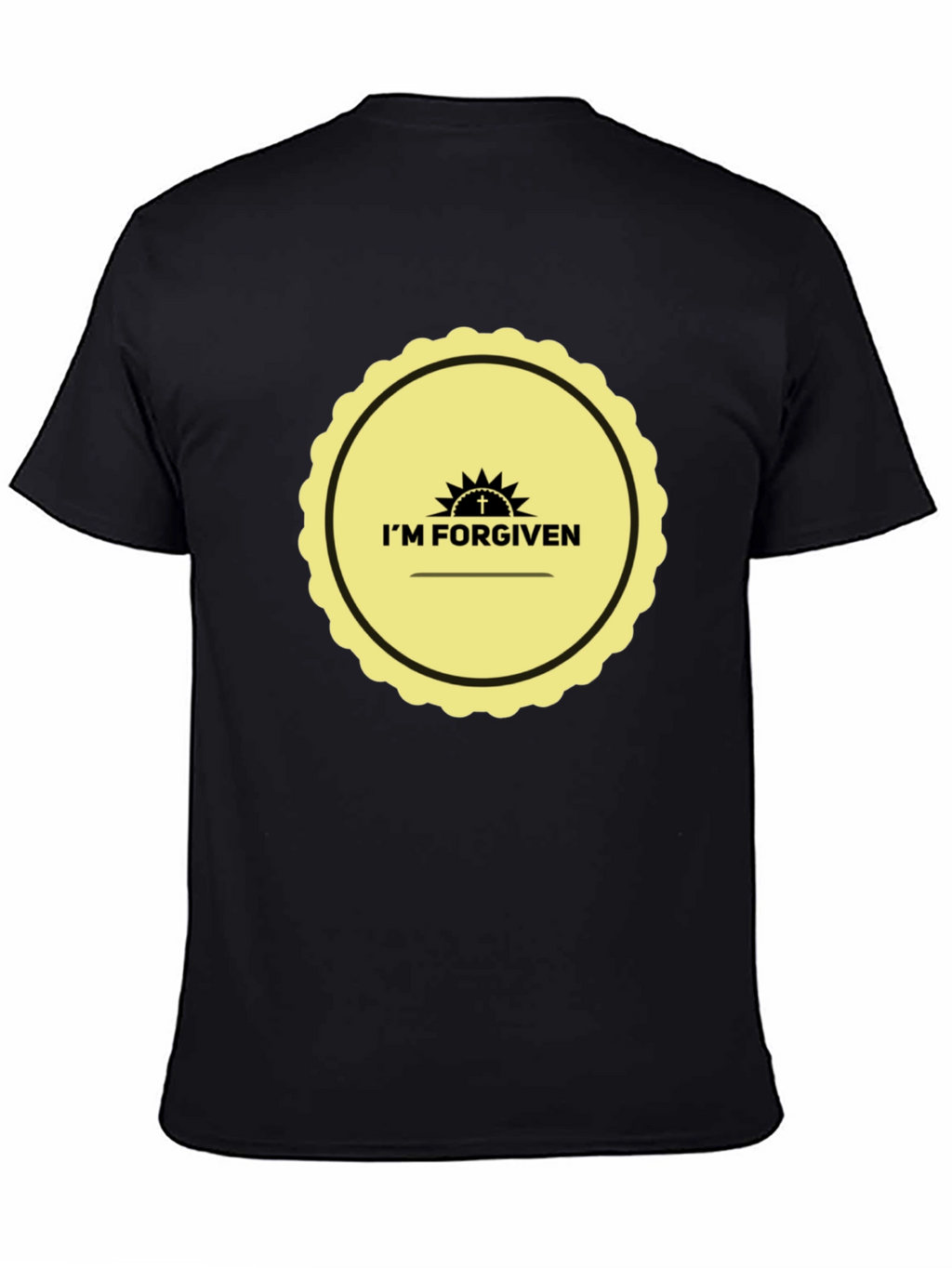 Im Forgiven Graphic Tee - Black