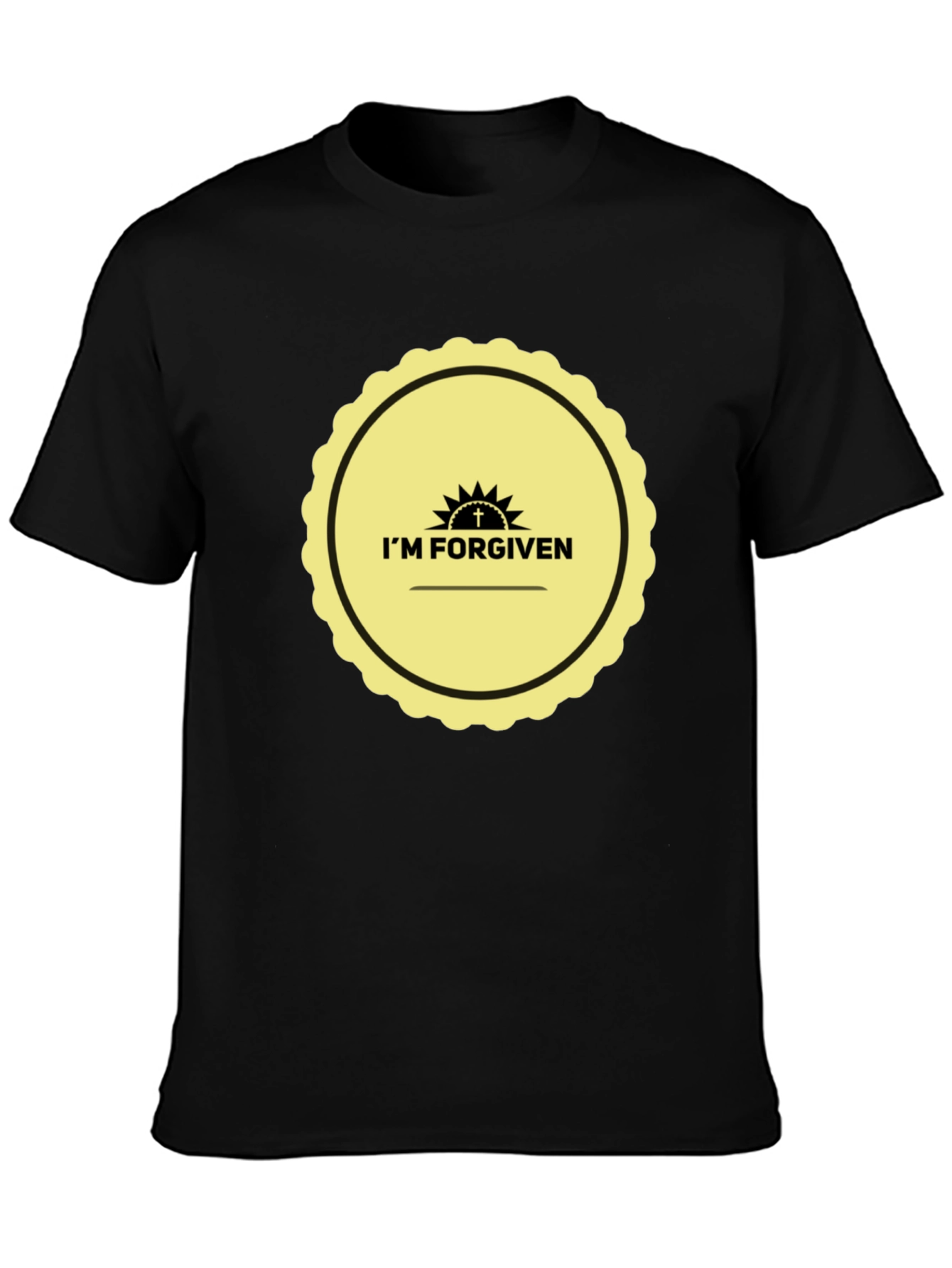 Im Forgiven Graphic Tee - Black
