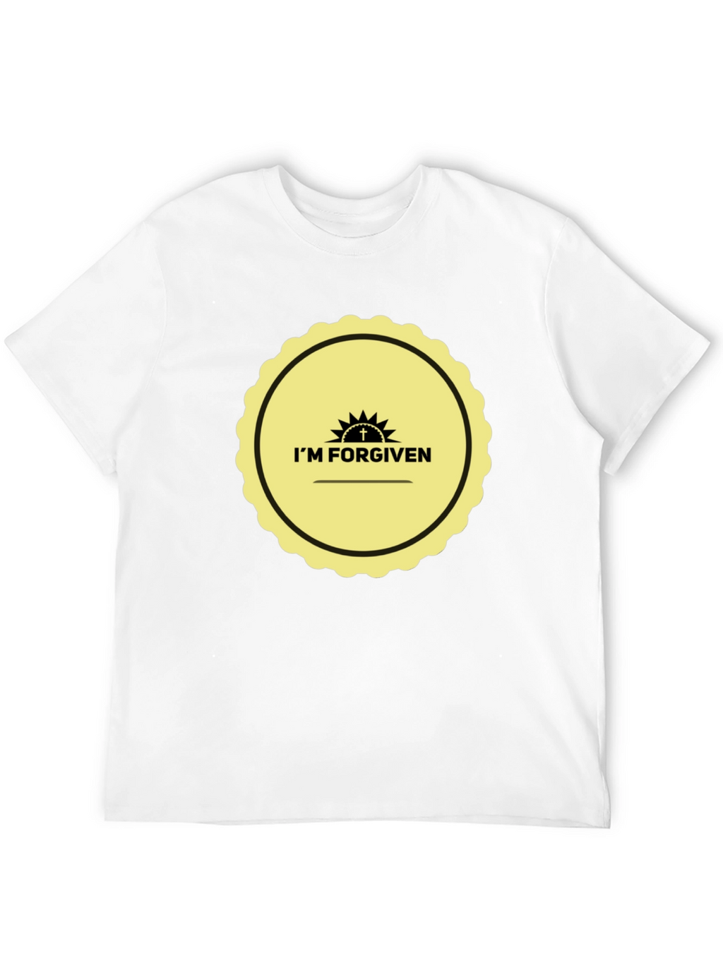 Im Forgiven Graphic Tee - Black