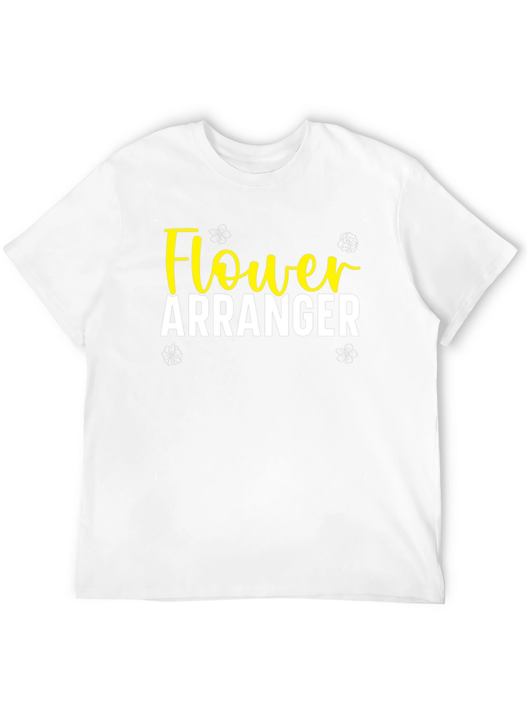 Flower Arranger Black T-Shirt