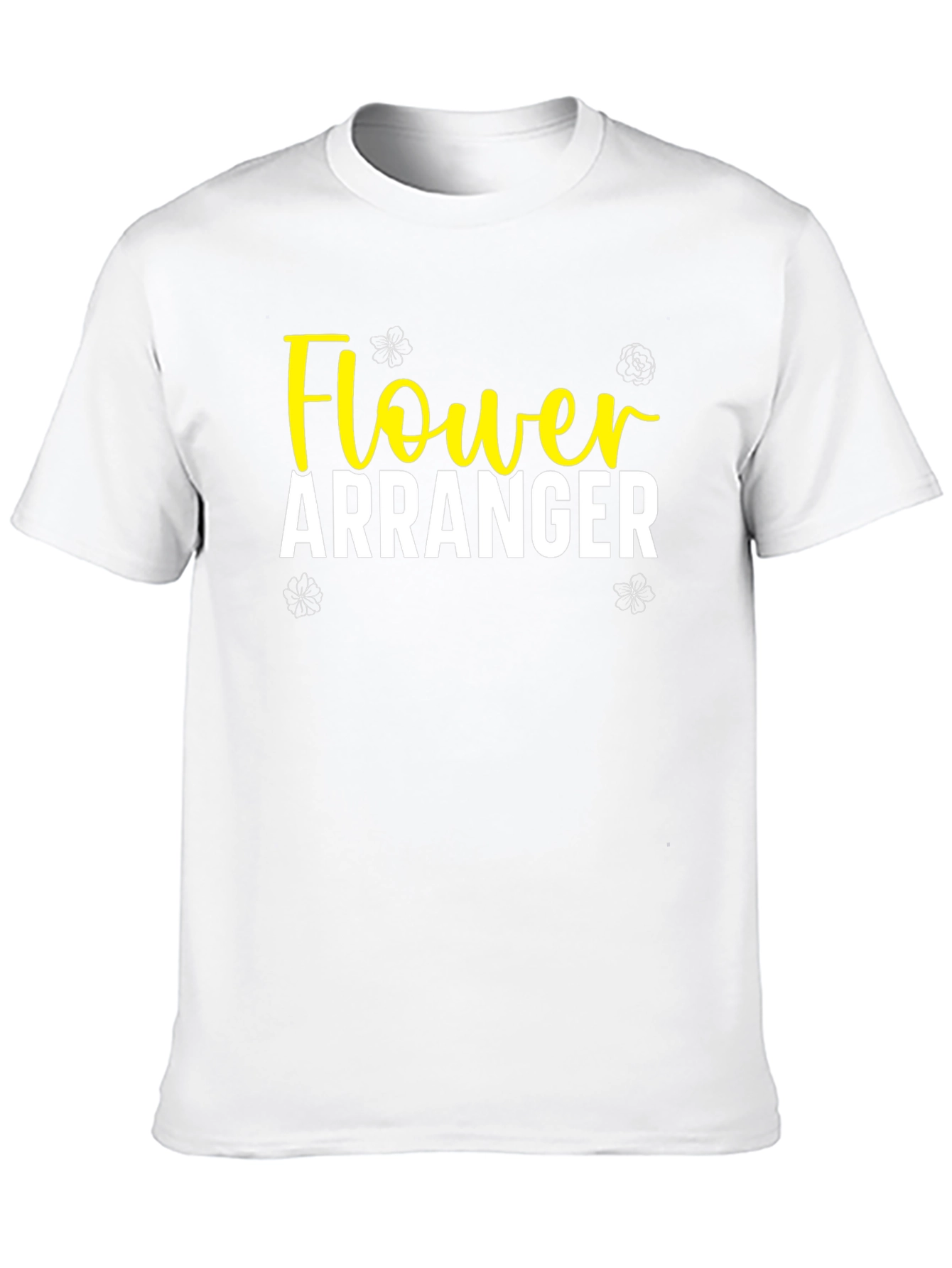 Flower Arranger Black T-Shirt