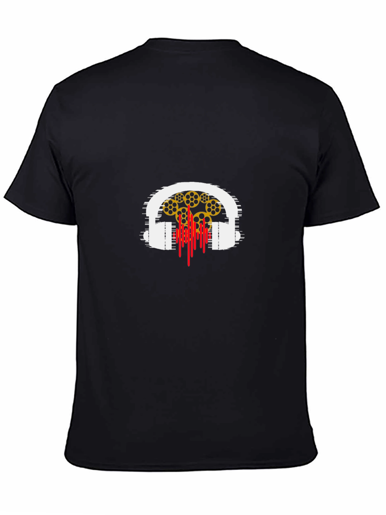 Headphones & Music Reel Graphic T-Shirt