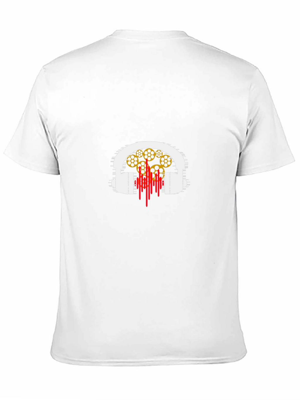 Headphones & Music Reel Graphic T-Shirt