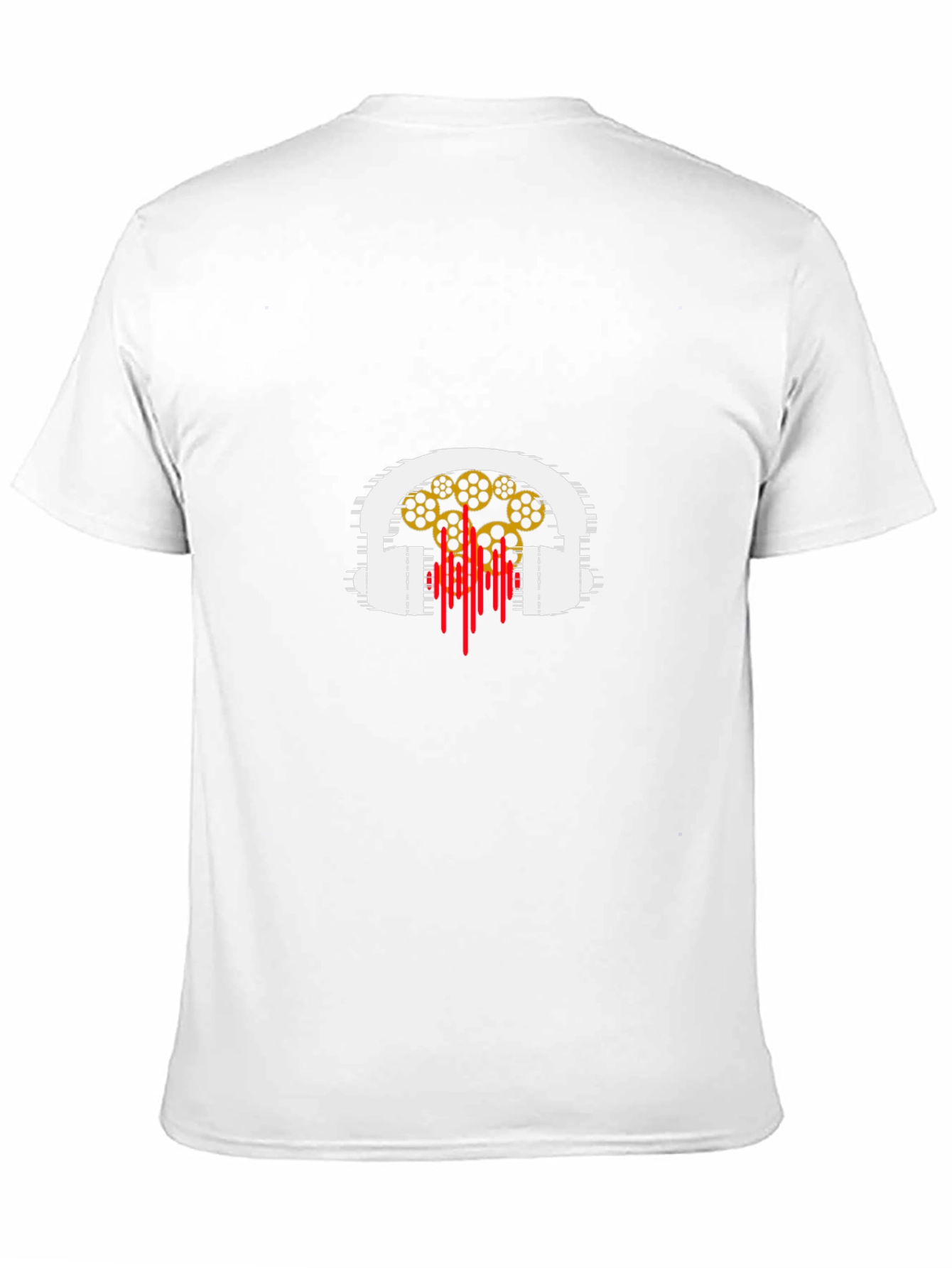 Headphones & Music Reel Graphic T-Shirt