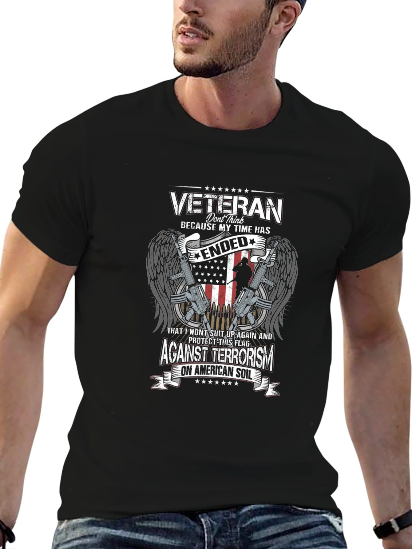 Veteran Patriotic Graphic T-Shirt