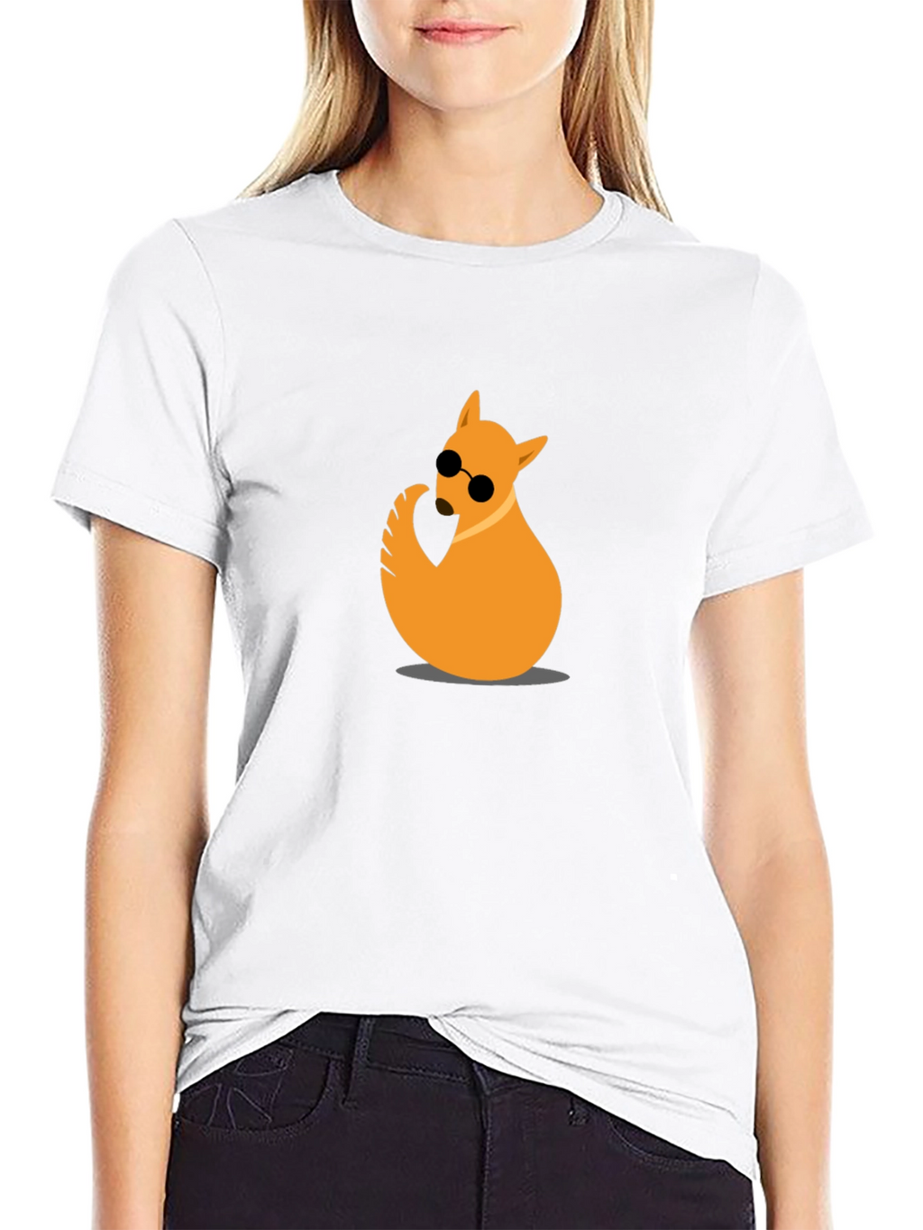 Cool Cat Tee - Black Cotton Graphic T-Shirt