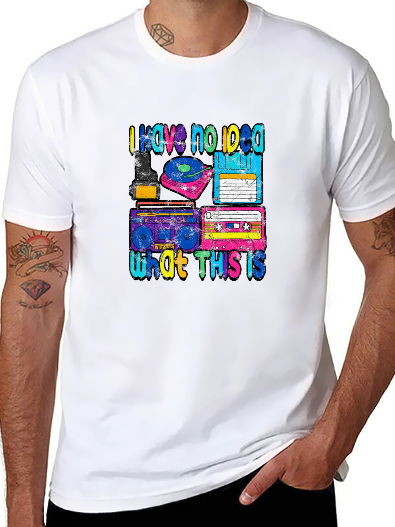 I Have No Idea What This Is T-Shirt 80s Retro