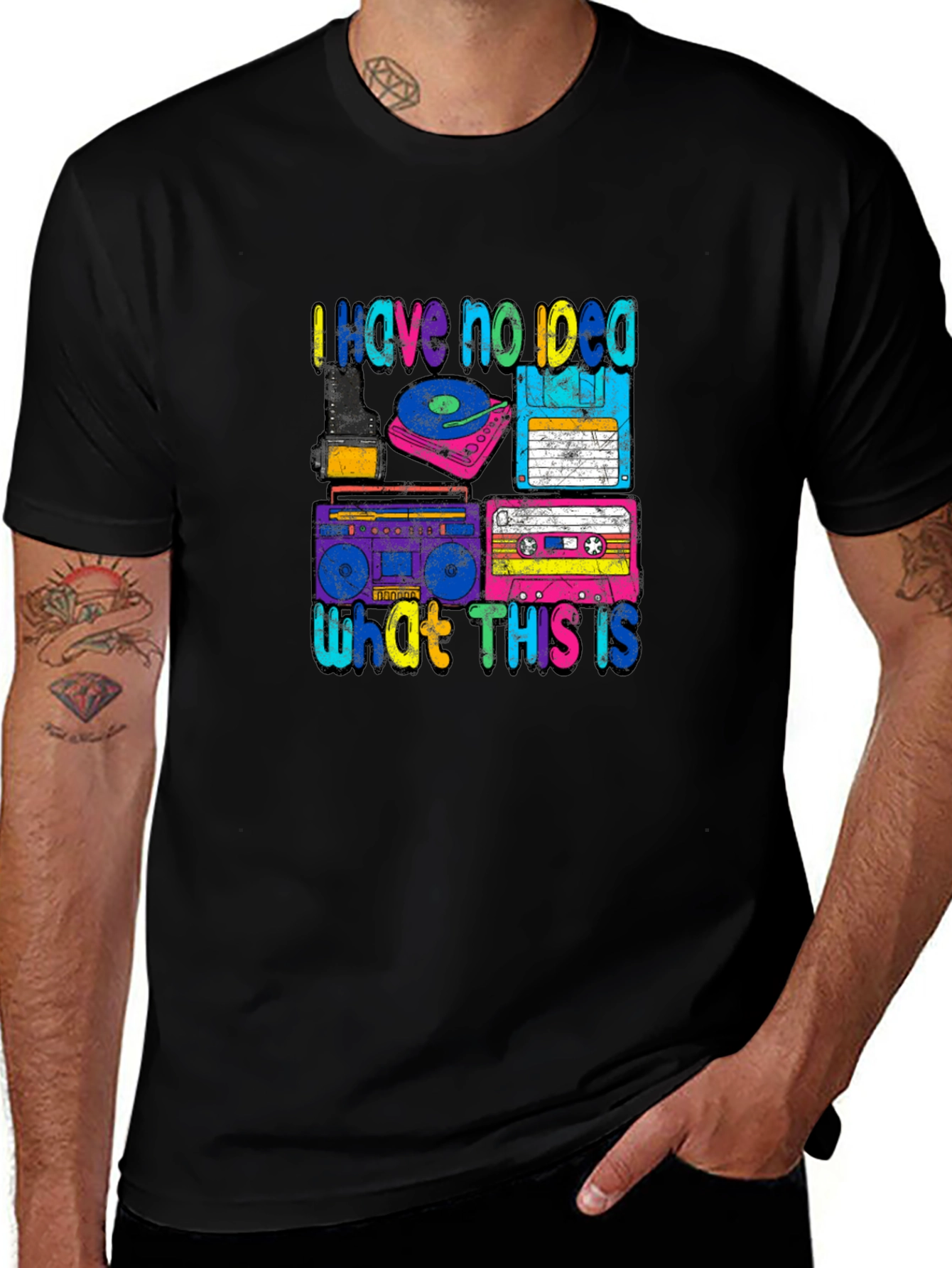 I Have No Idea What This Is T-Shirt 80s Retro
