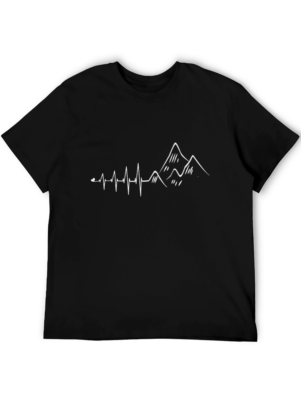 Mountain Heartbeat T-Shirt - Black