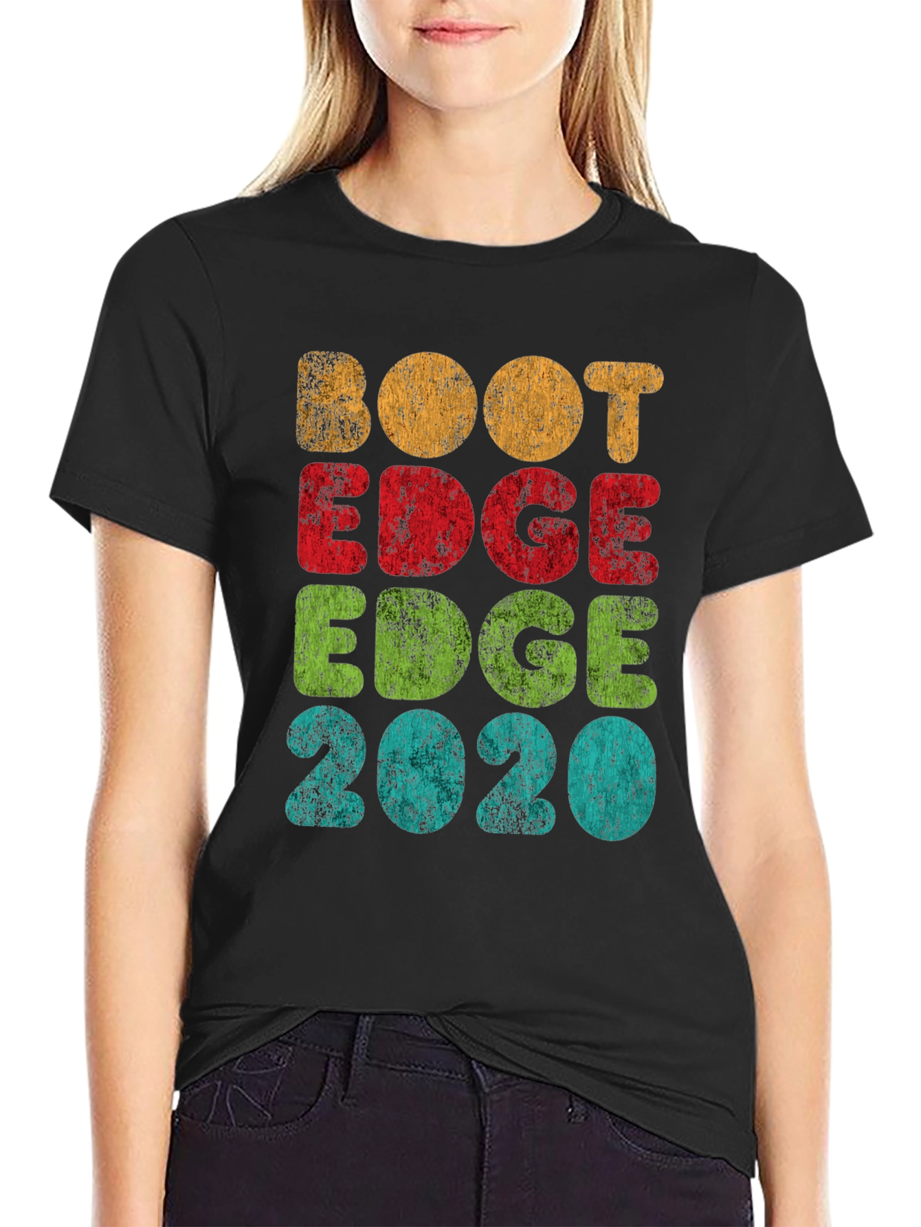 Boot Edge Edge 2020 Retro Graphic Tee