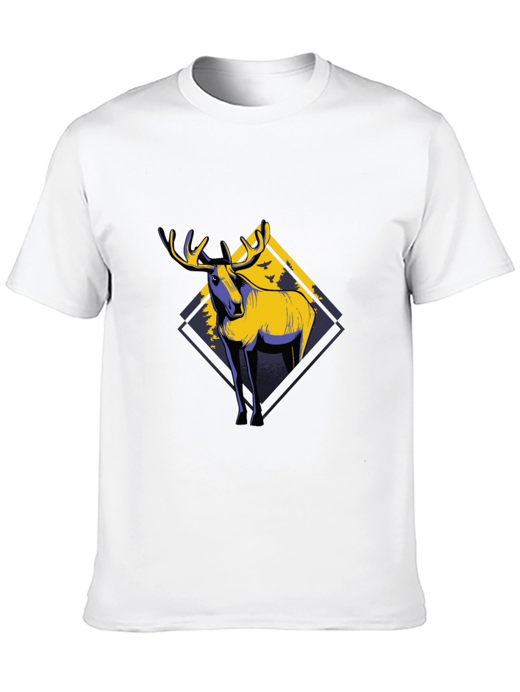 Moose Graphic Black T-Shirt