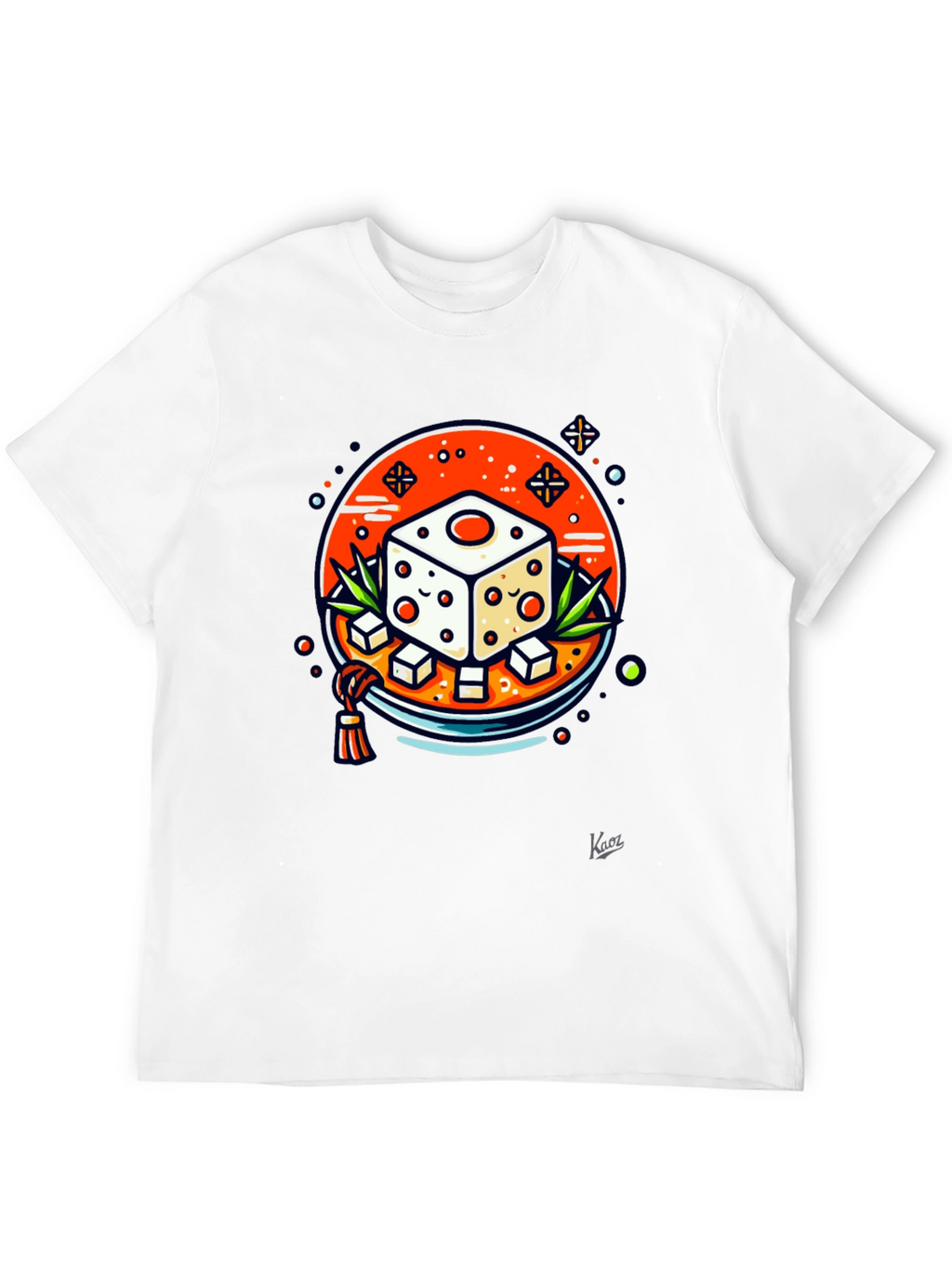Dice Foodie T-Shirt - Unique Graphic Tee