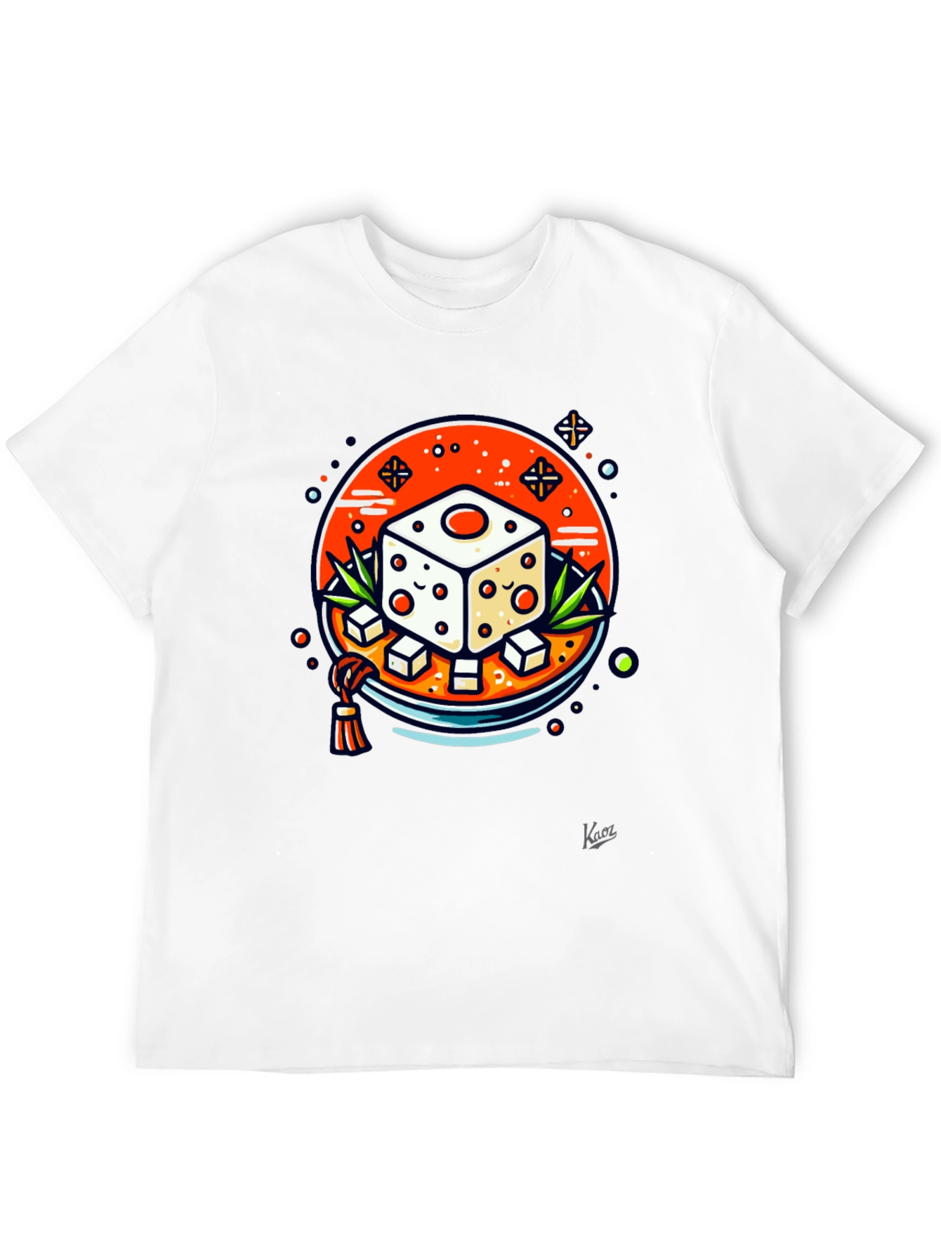 Dice Foodie T-Shirt - Unique Graphic Tee