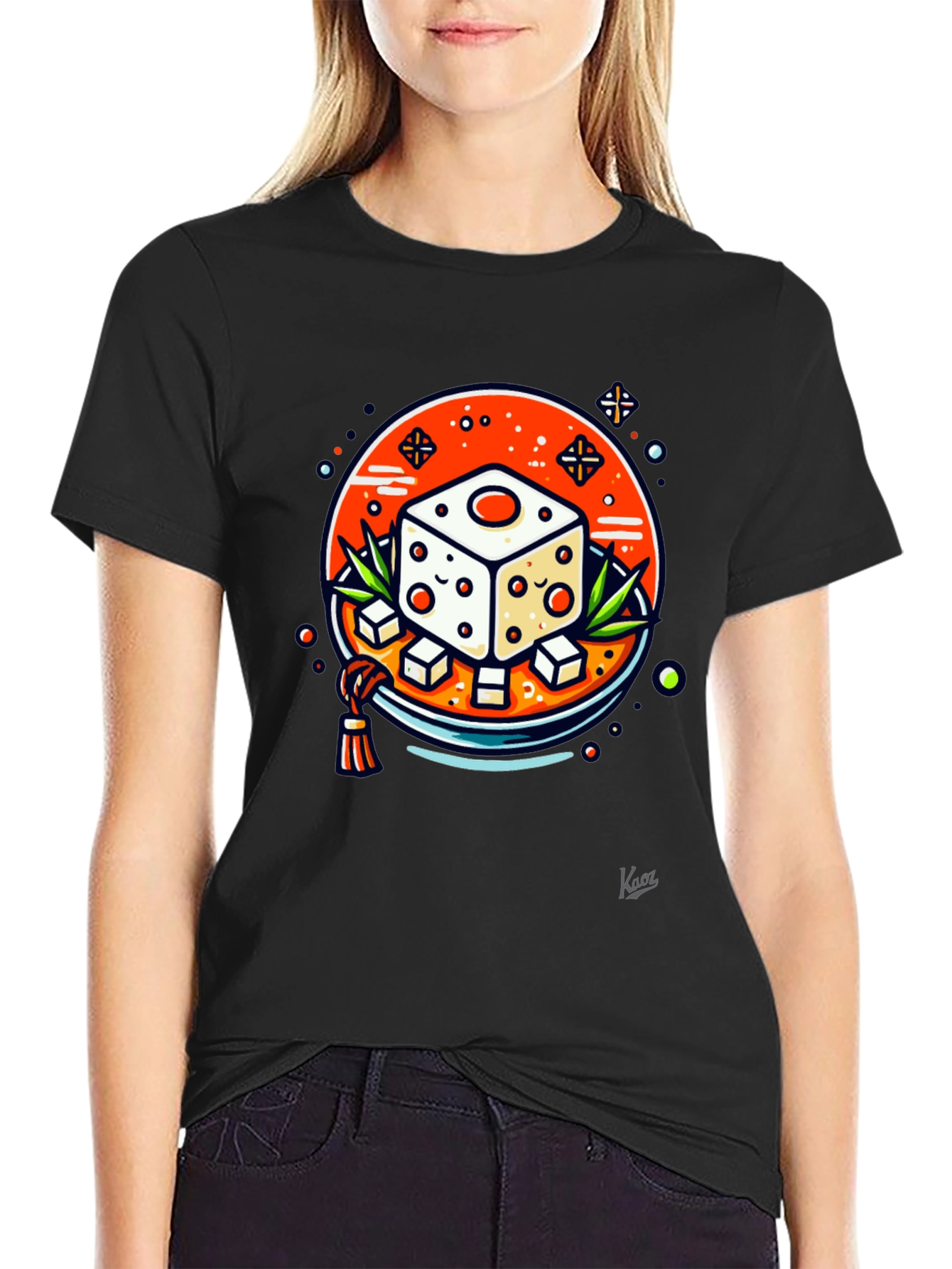 Dice Foodie T-Shirt - Unique Graphic Tee