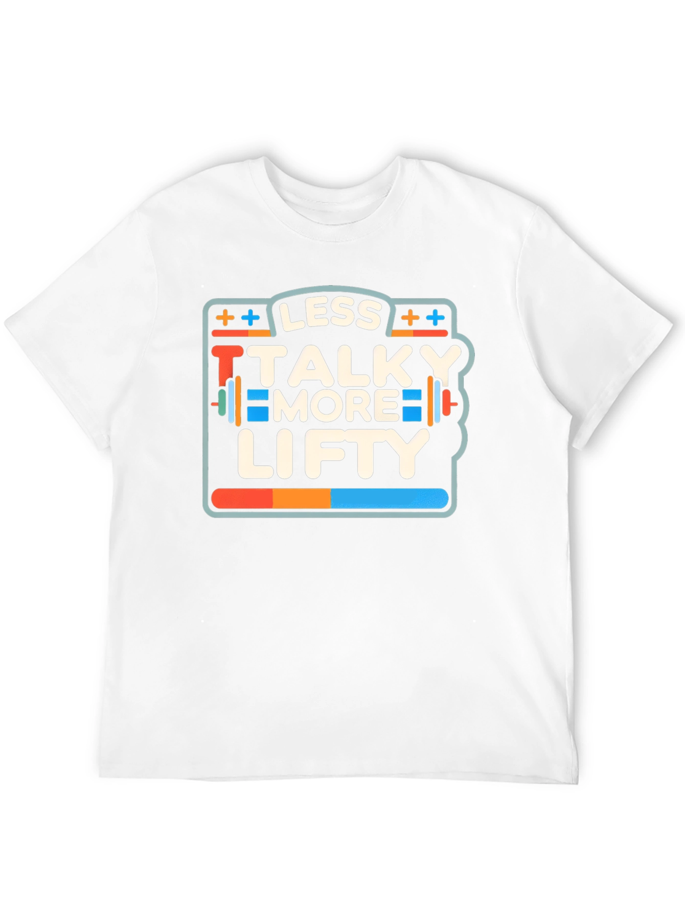 Less Talky More Lifty Black Graphic T-Shirt