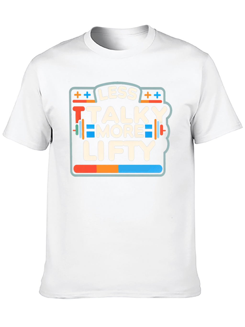 Less Talky More Lifty Black Graphic T-Shirt