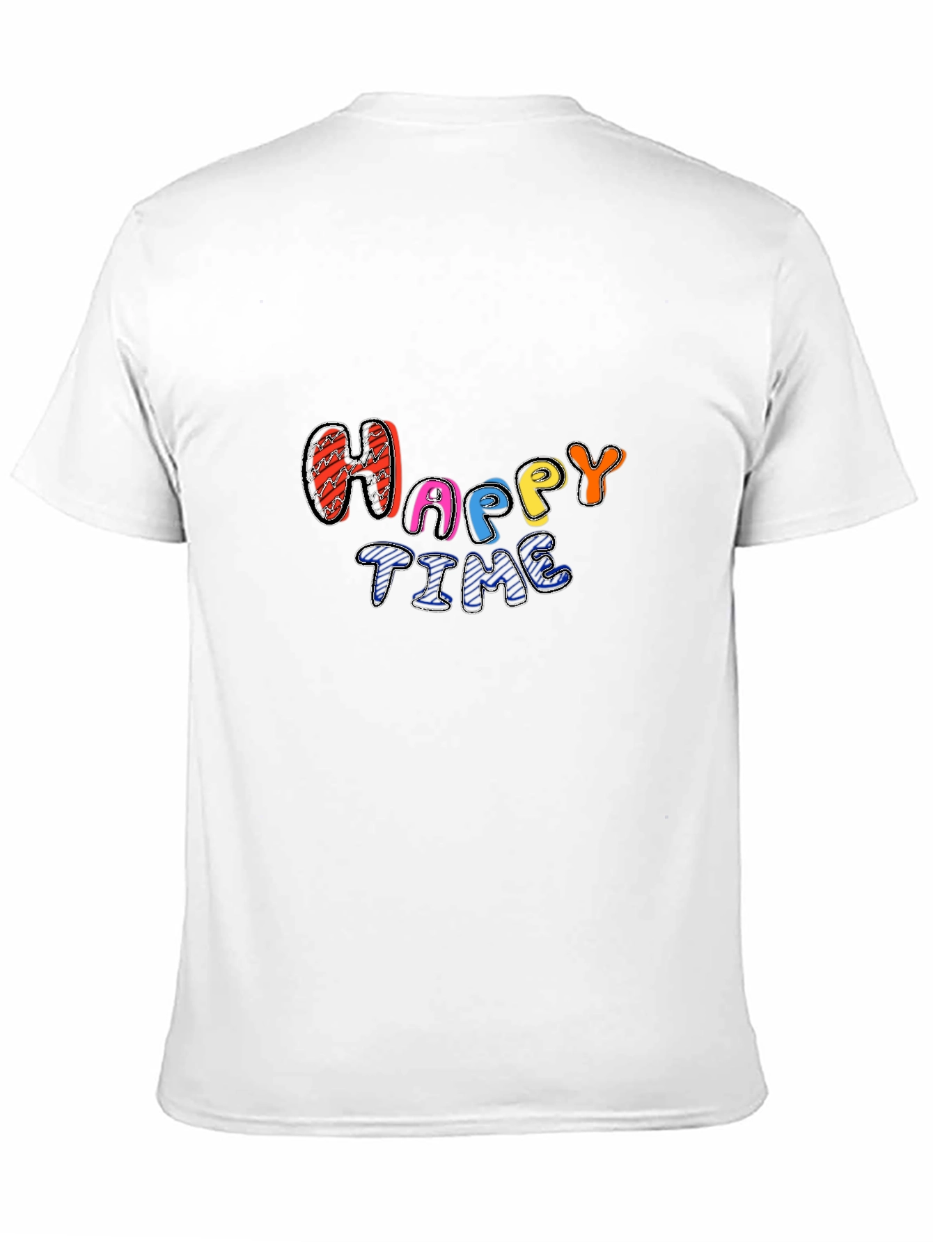 Happy Time Black Tee