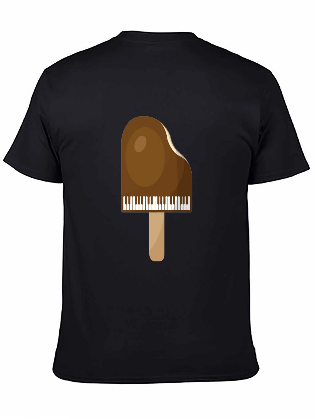 Piano Popsicle Graphic T-Shirt - Novelty Music Tee
