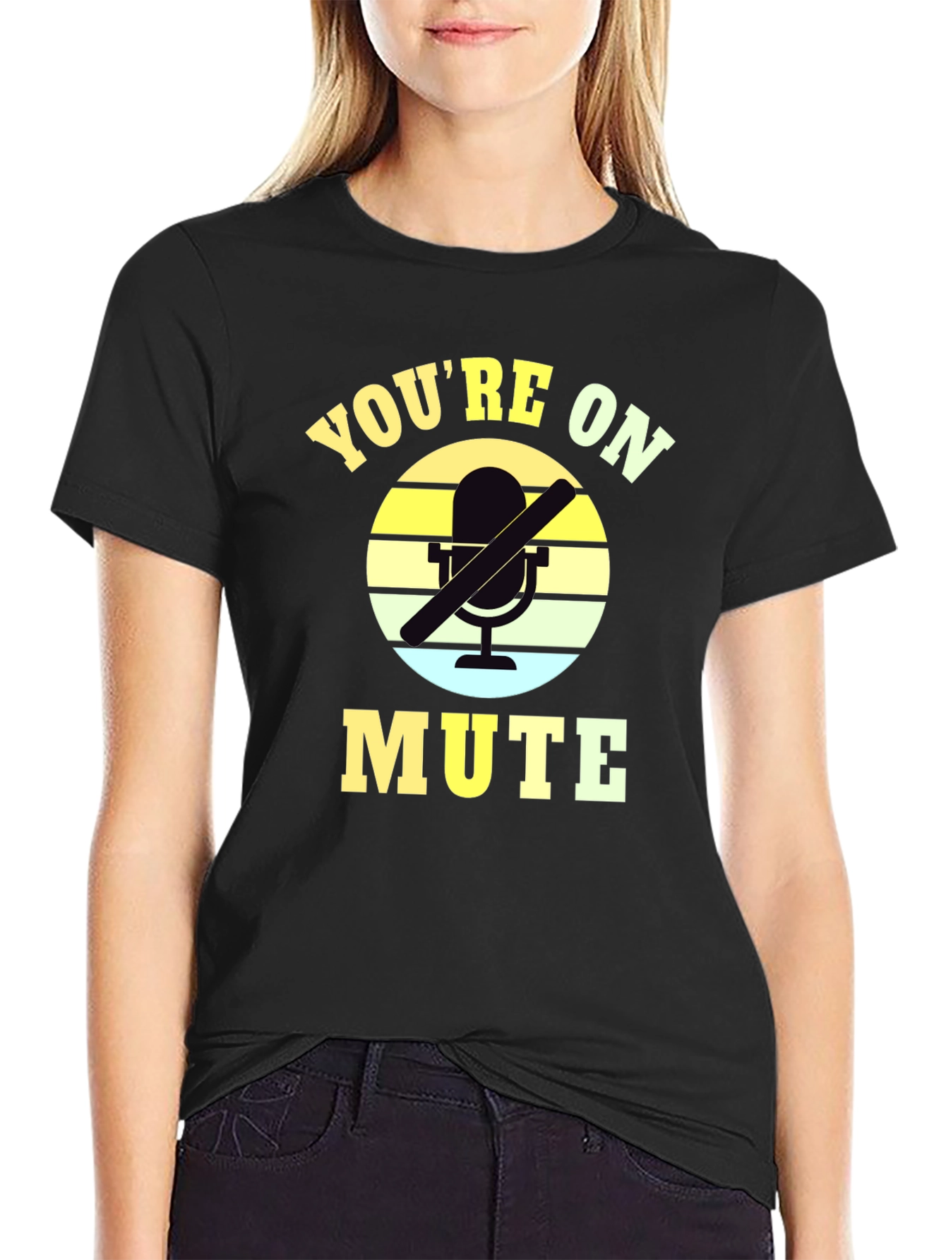 Youre On Mute Graphic Tee - Funny Work From Home Shirt