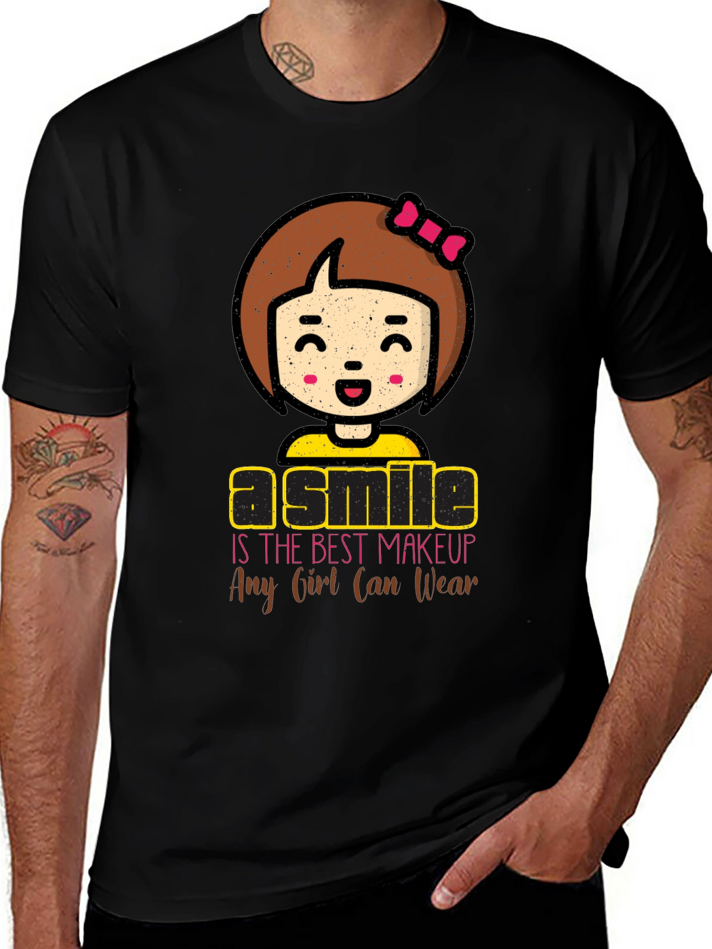 Smile is the Best Makeup Tee