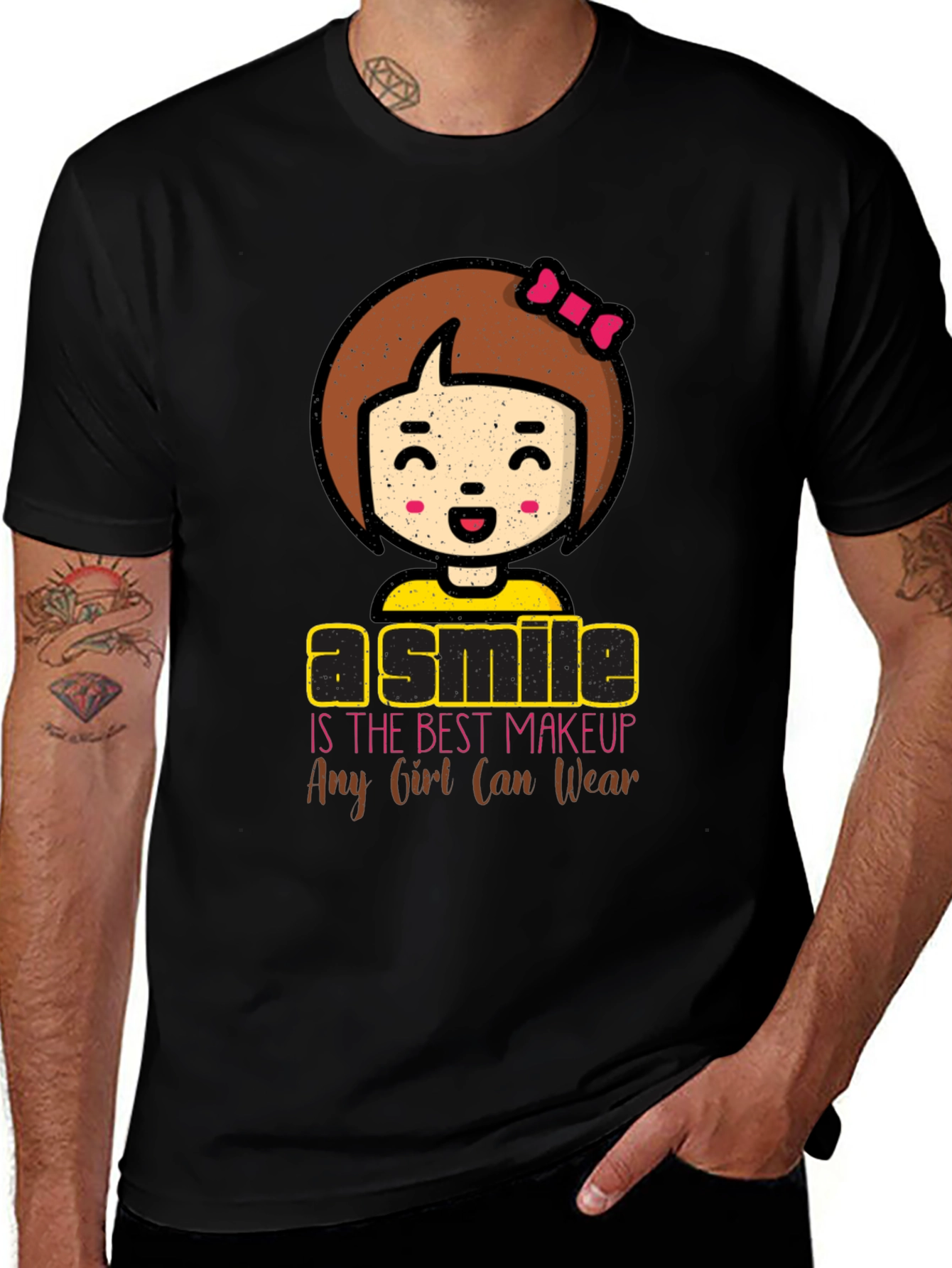 Smile is the Best Makeup Tee
