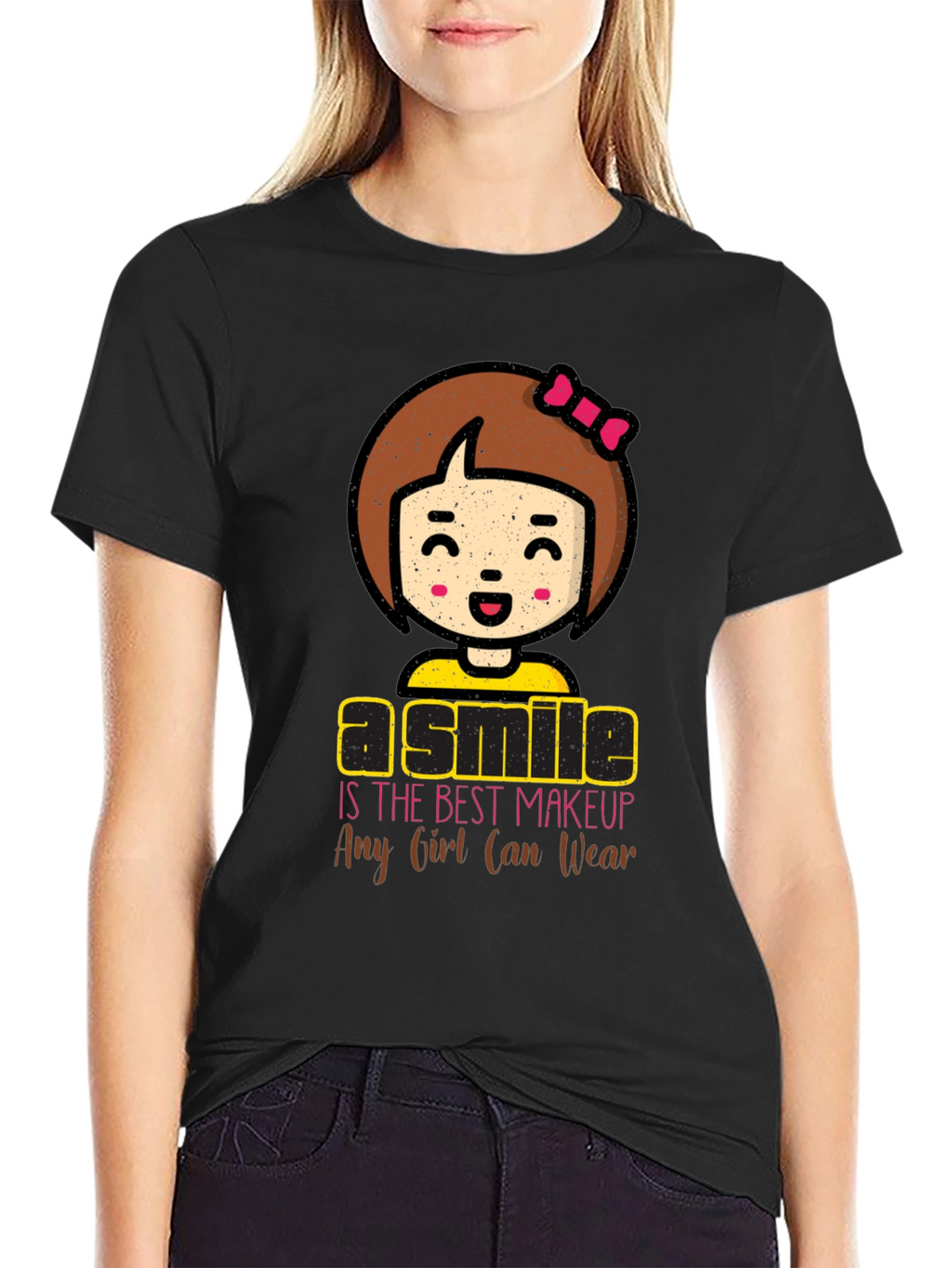 Smile is the Best Makeup Tee