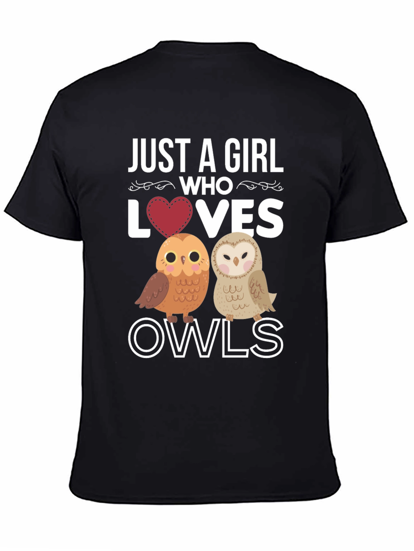 Just a Girl Who Loves Owls T-Shirt