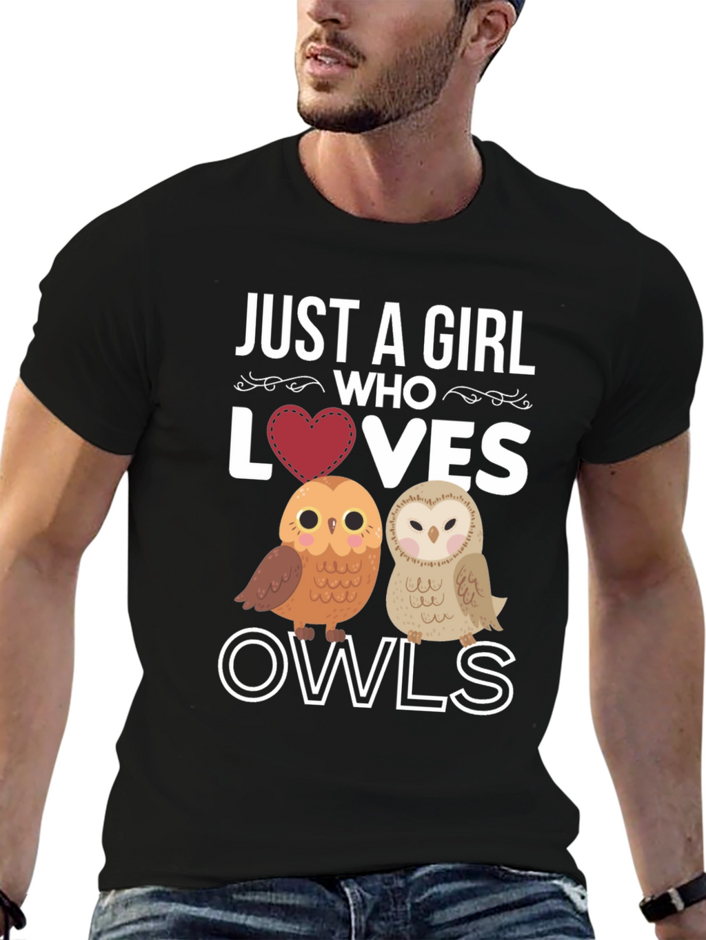 Just a Girl Who Loves Owls T-Shirt