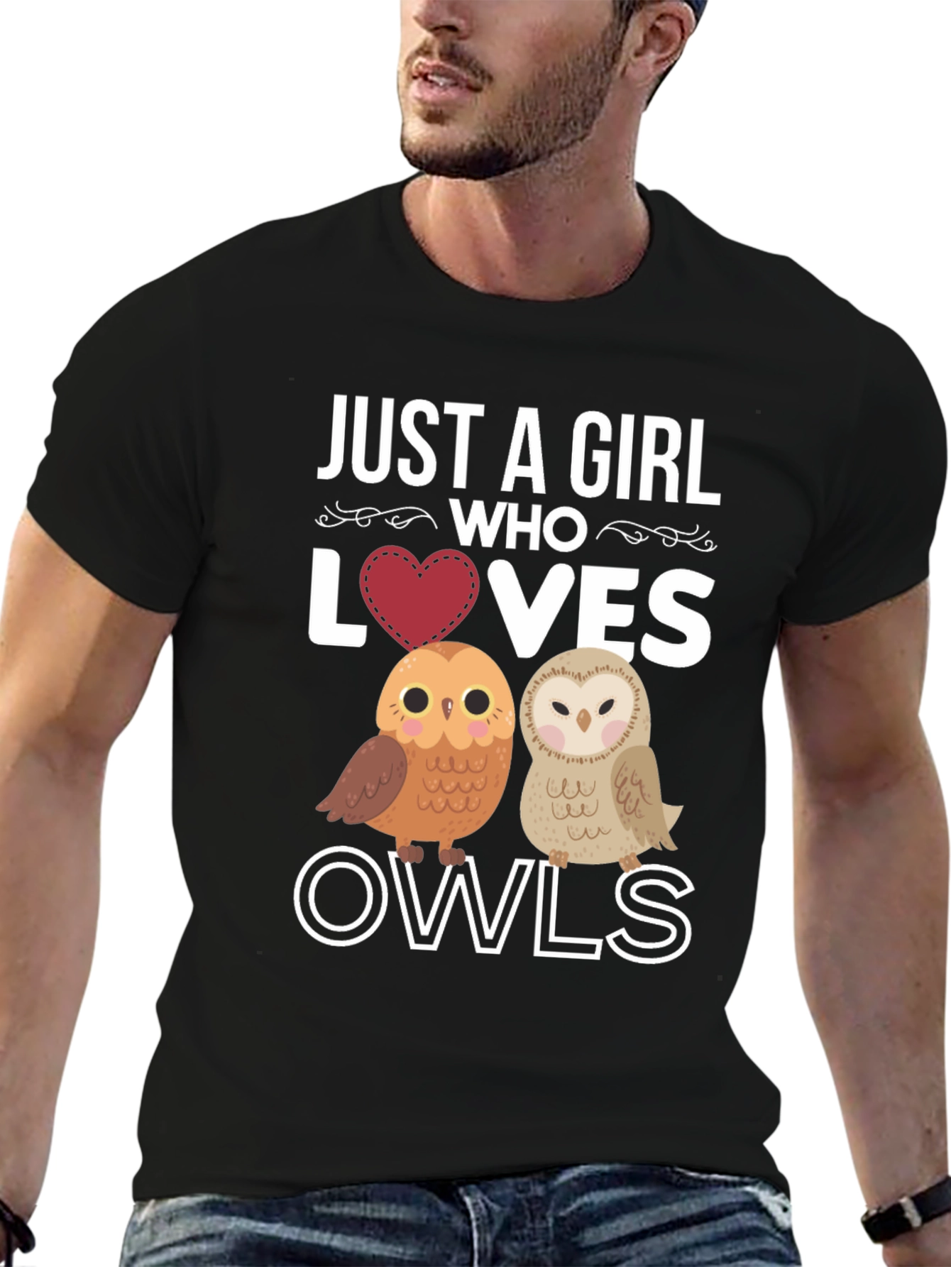 Just a Girl Who Loves Owls T-Shirt