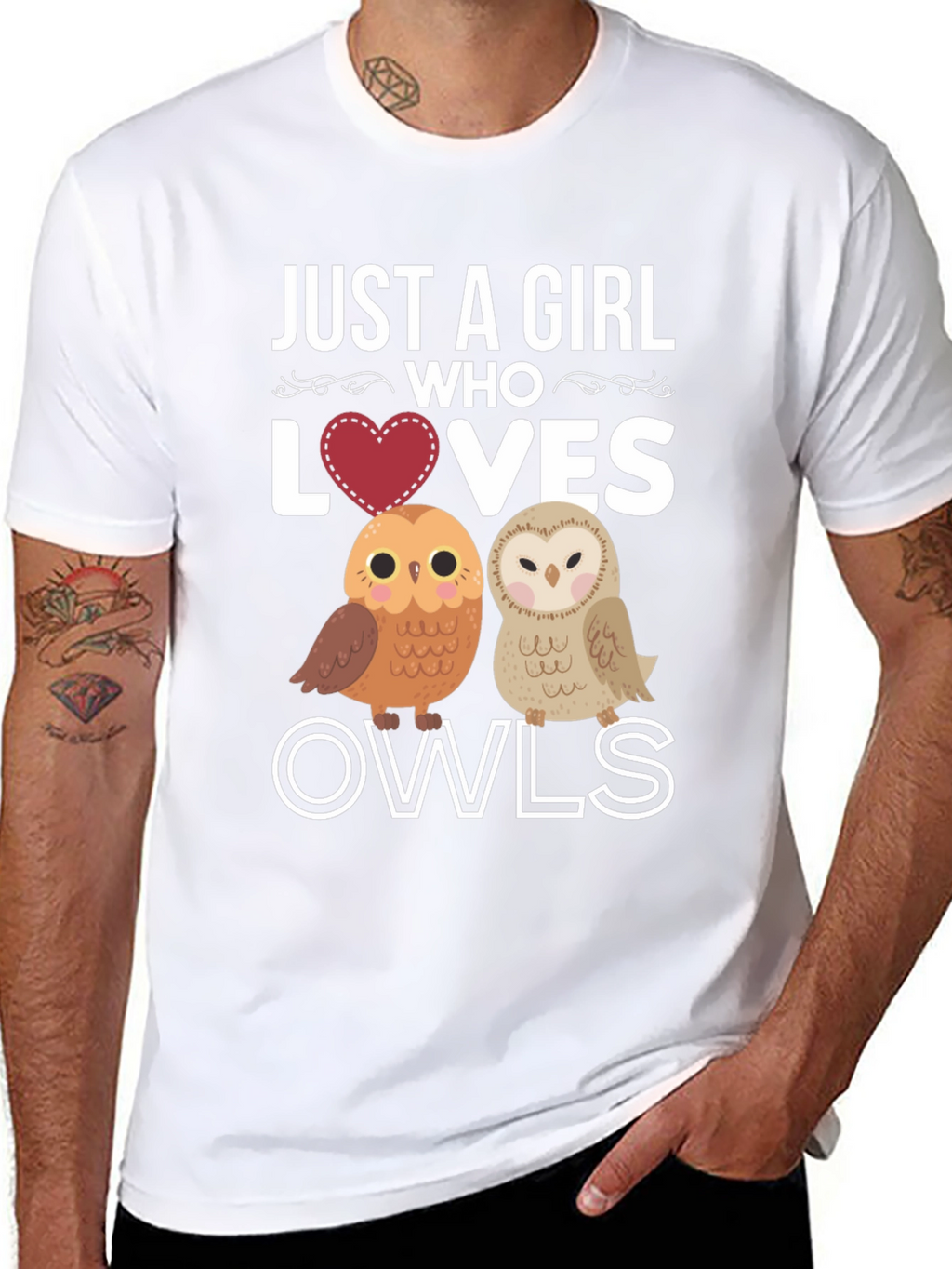 Just a Girl Who Loves Owls T-Shirt