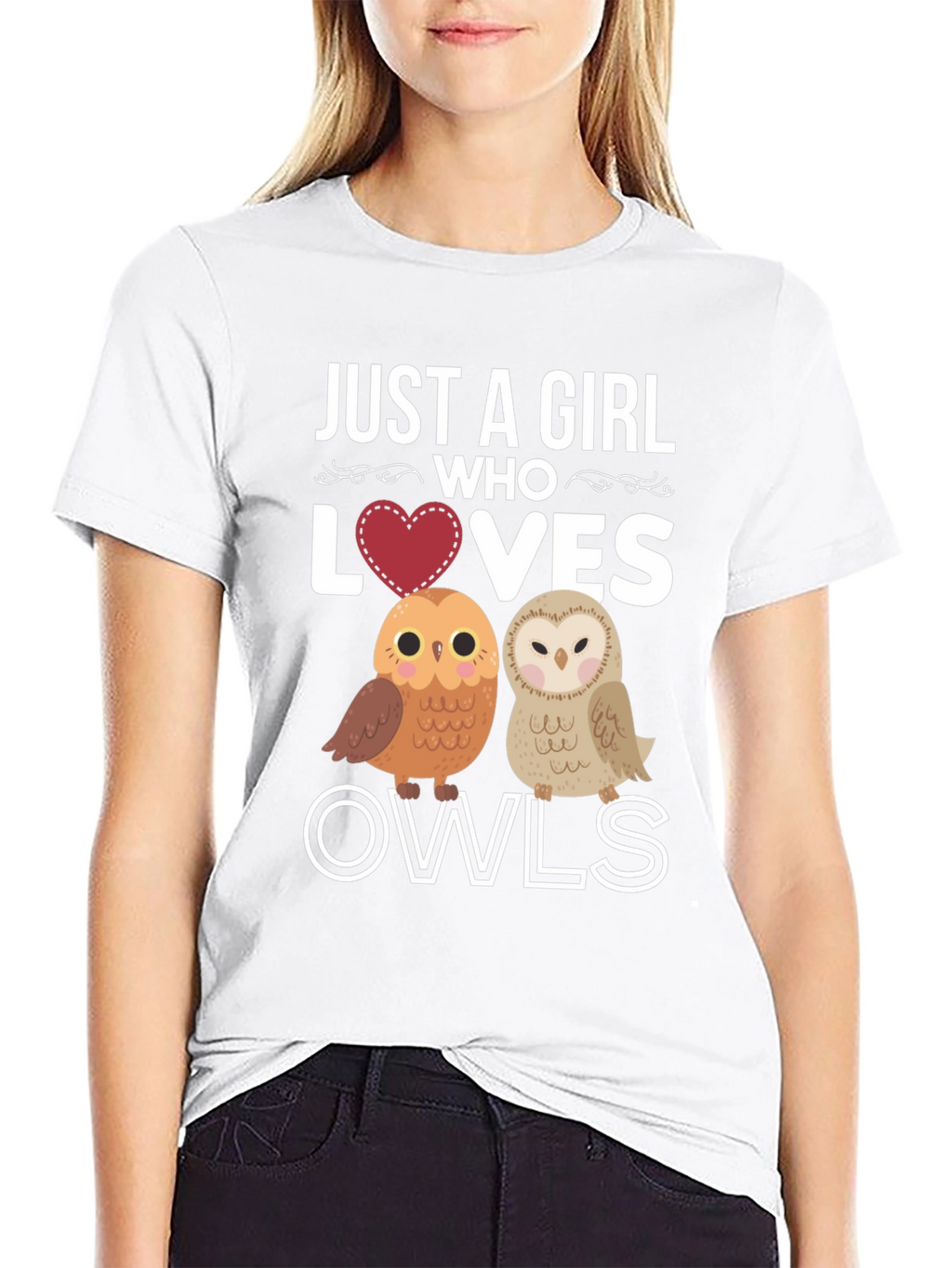 Just a Girl Who Loves Owls T-Shirt