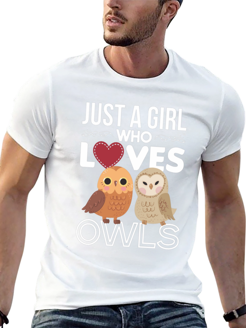 Just a Girl Who Loves Owls T-Shirt