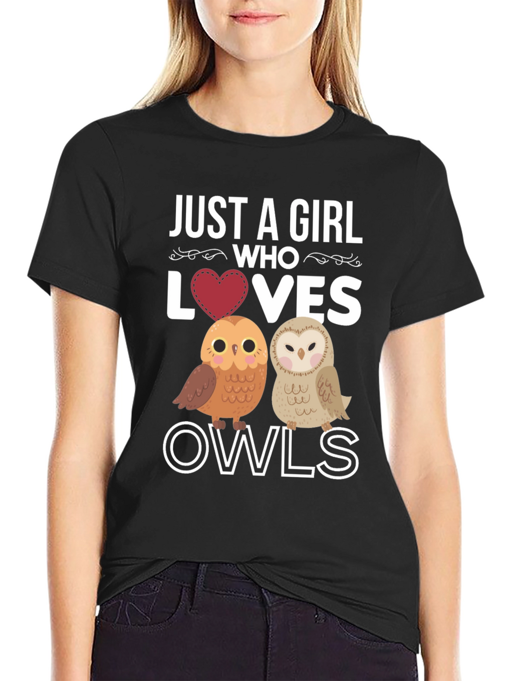 Just a Girl Who Loves Owls T-Shirt