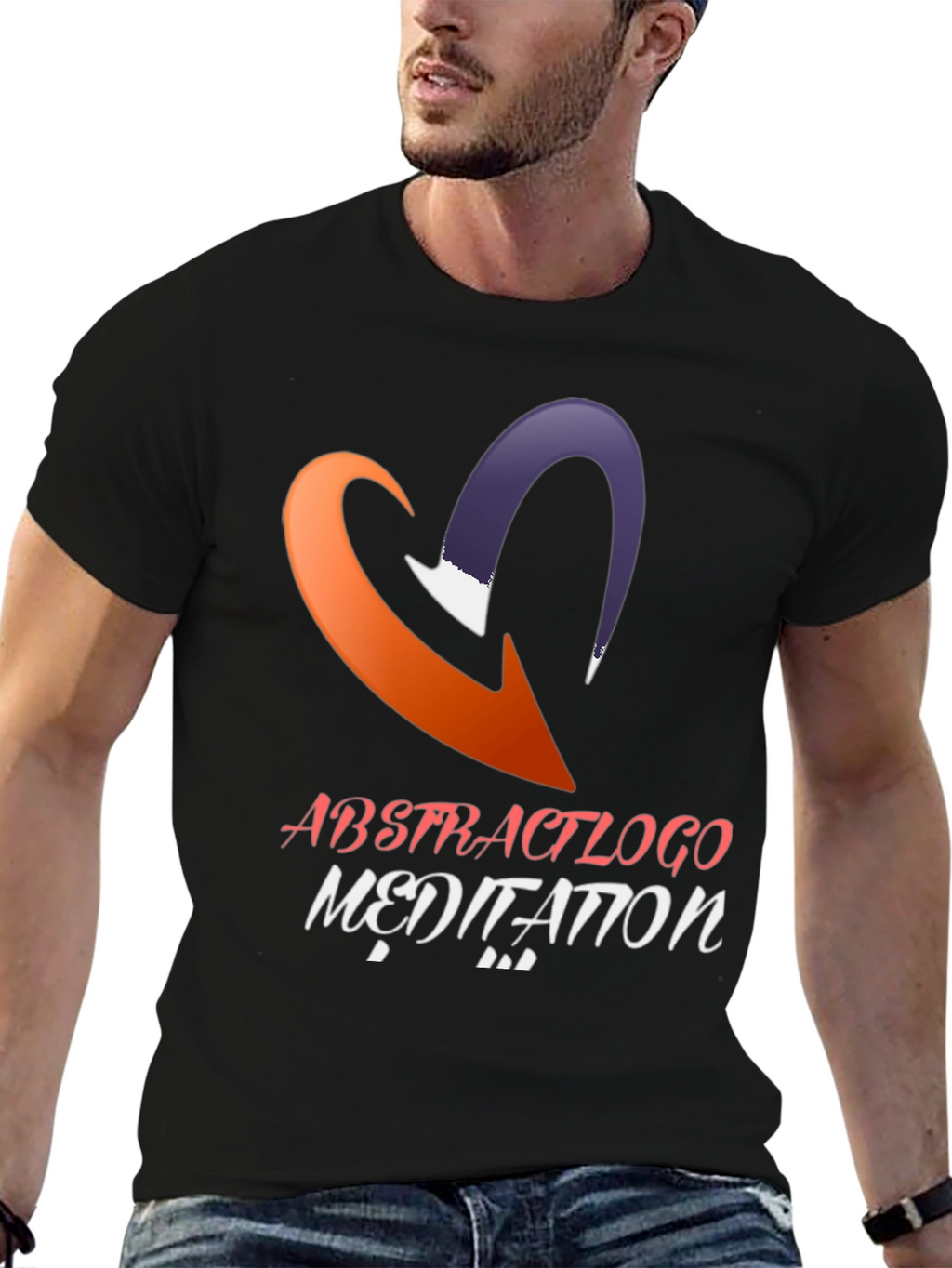 Abstract Logo Meditation T-Shirt