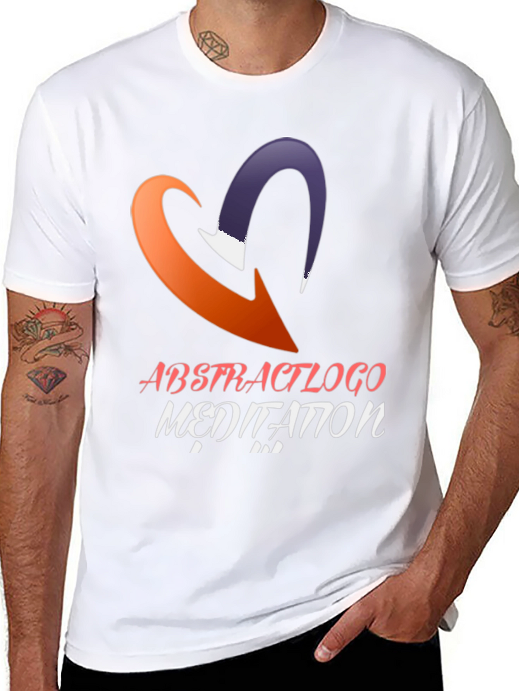 Abstract Logo Meditation T-Shirt