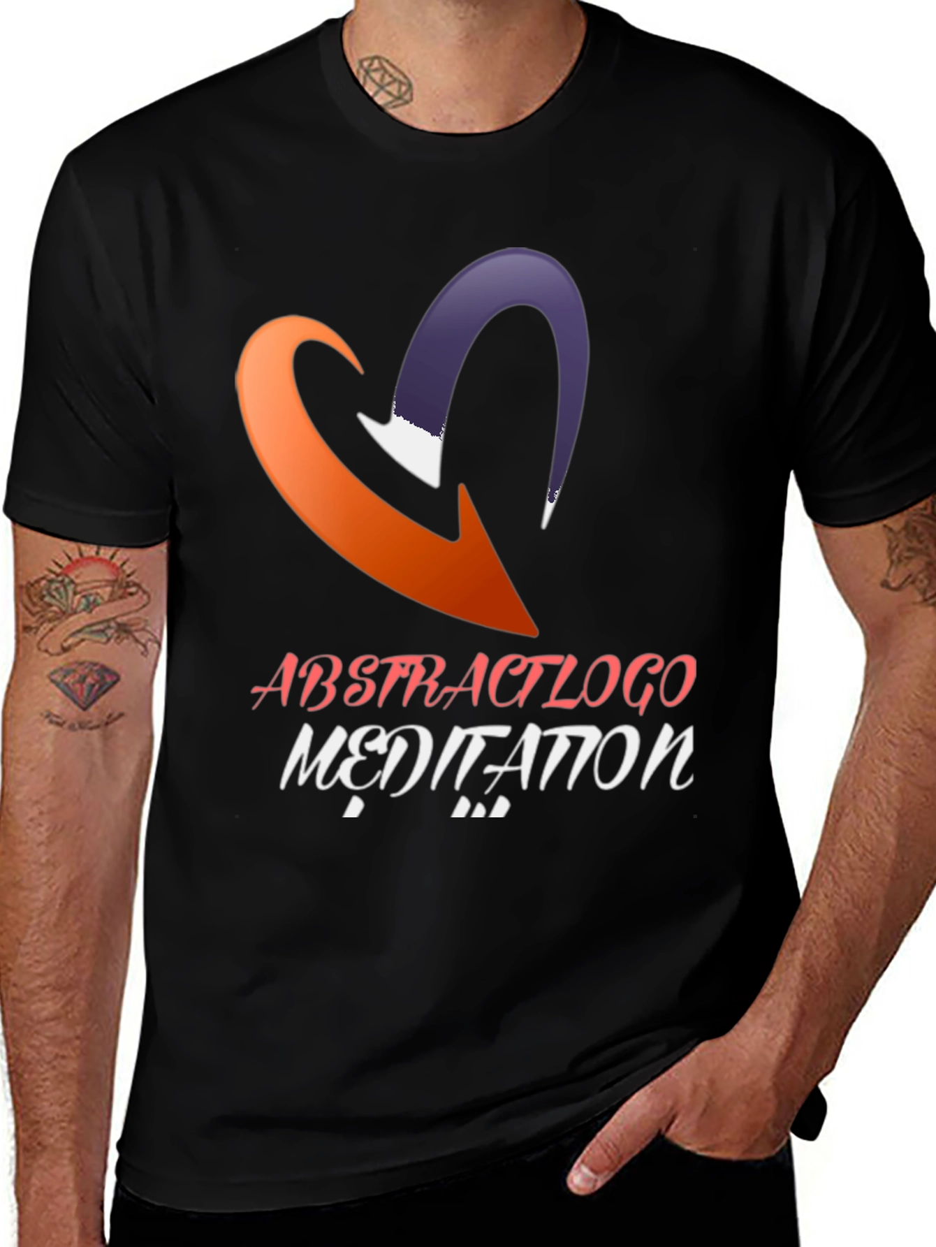 Abstract Logo Meditation T-Shirt