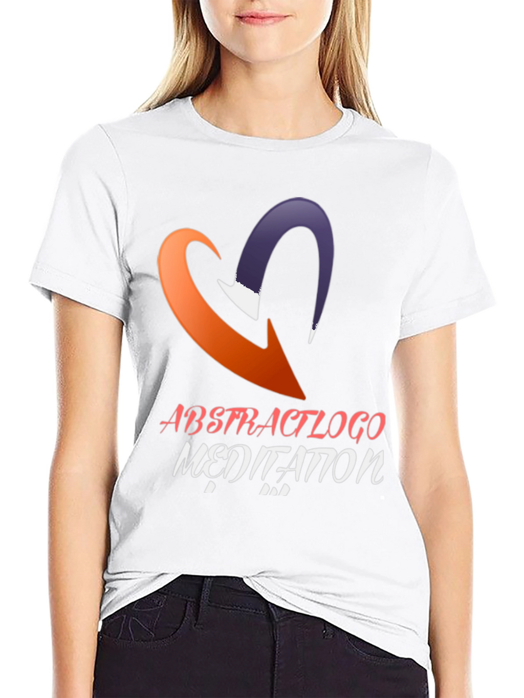Abstract Logo Meditation T-Shirt