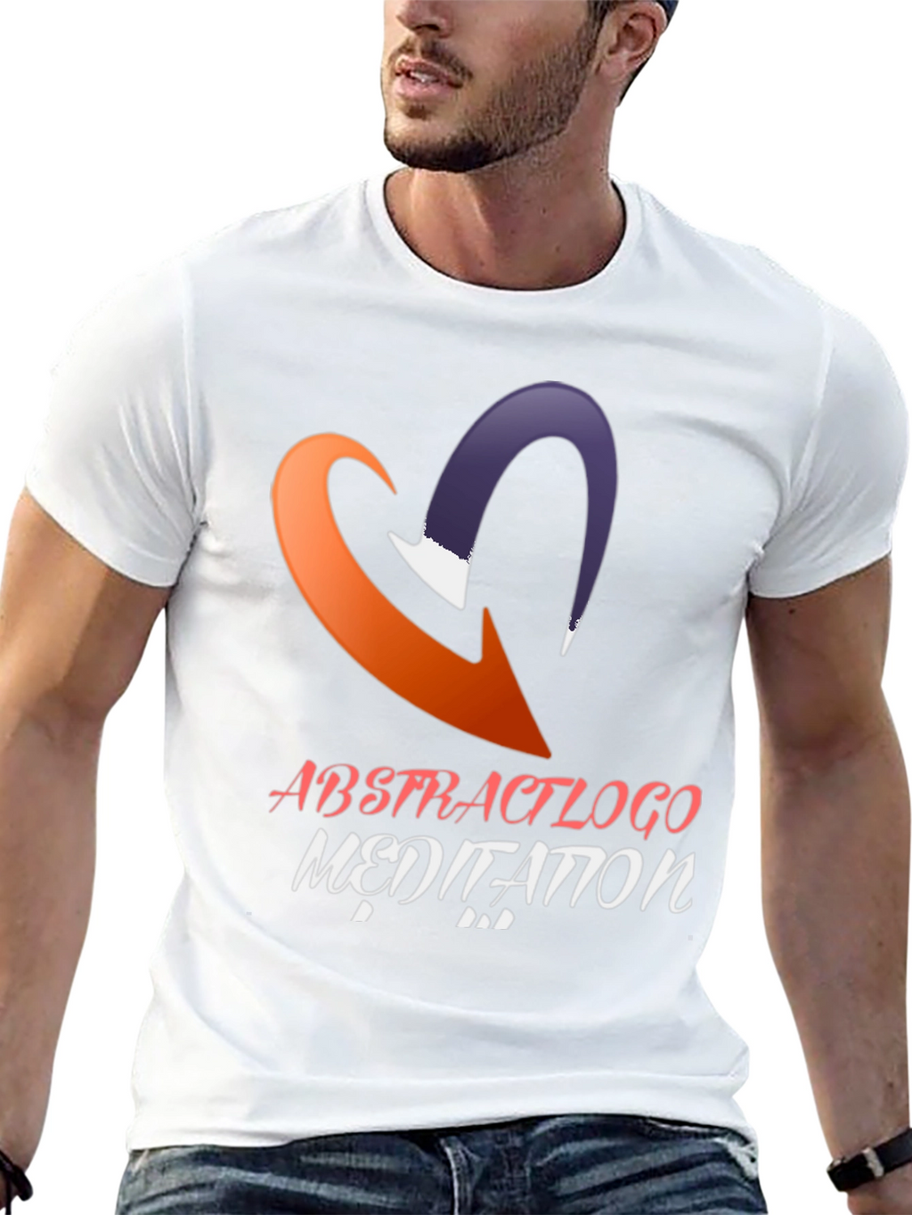 Abstract Logo Meditation T-Shirt