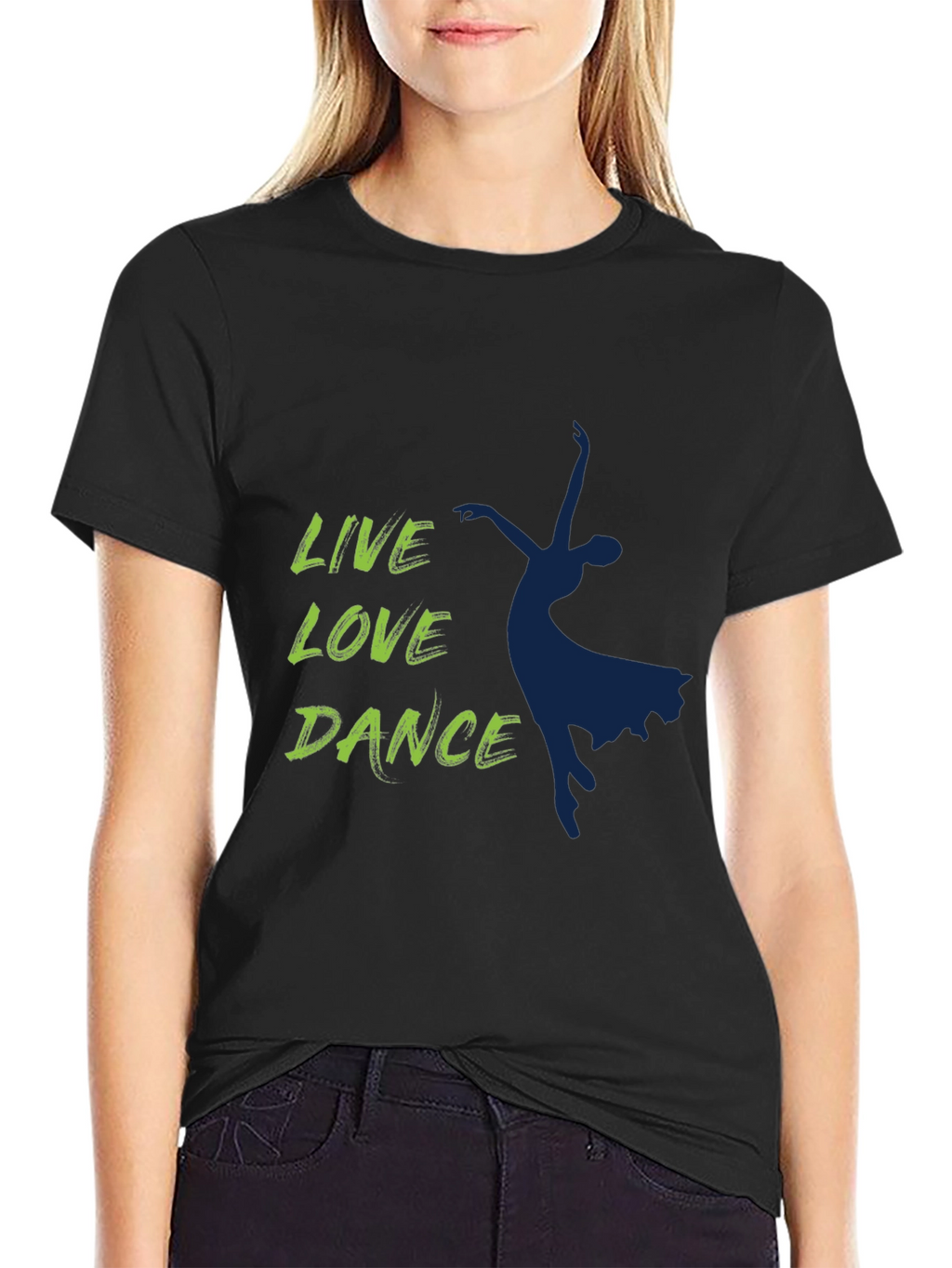 Live Love Dance Graphic Tee - Stylish Dancer T-Shirt