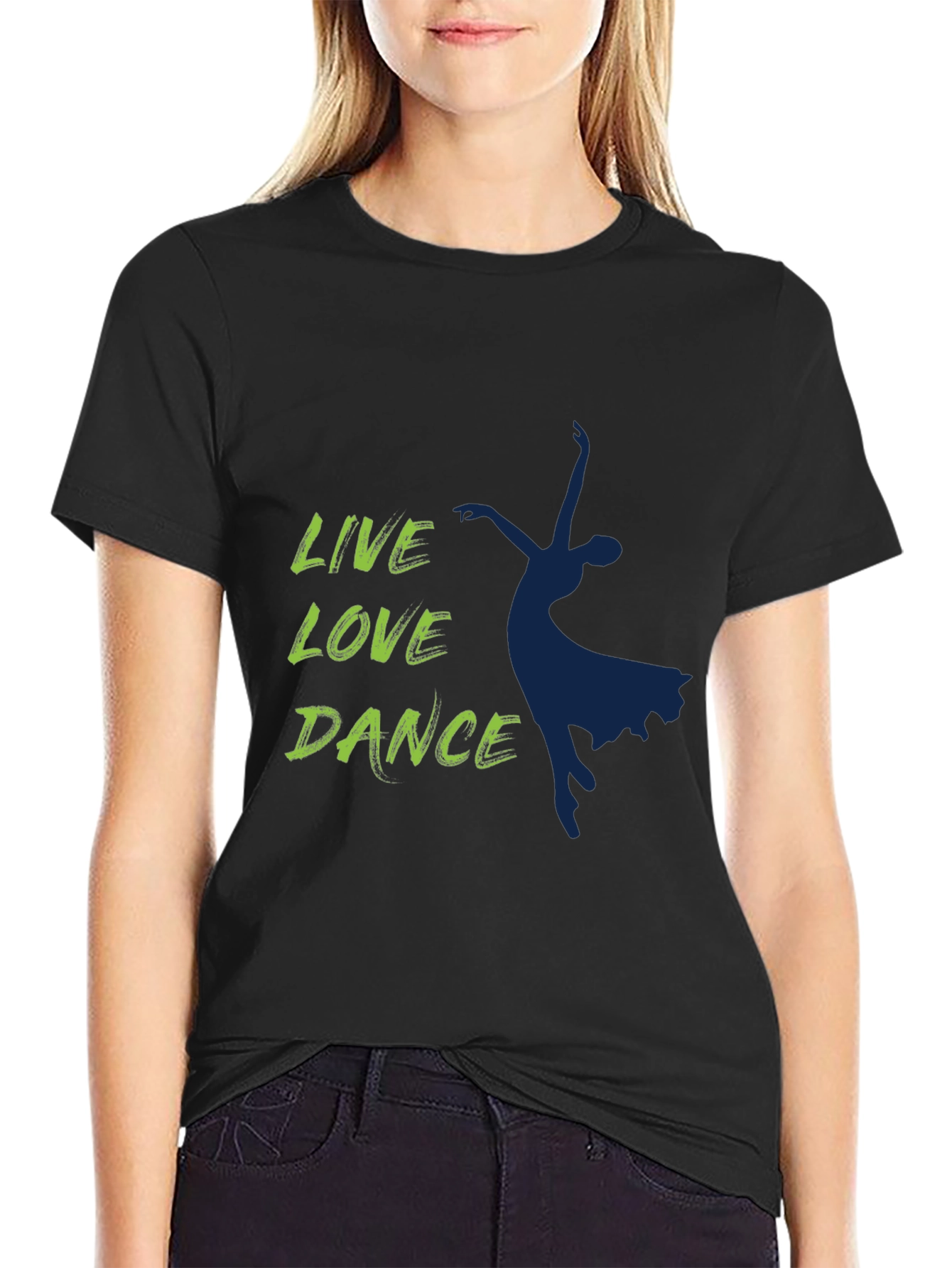 Live Love Dance Graphic Tee - Stylish Dancer T-Shirt