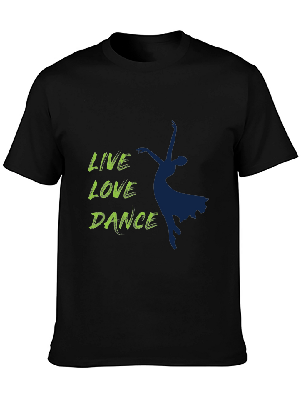 Live Love Dance Graphic Tee - Stylish Dancer T-Shirt