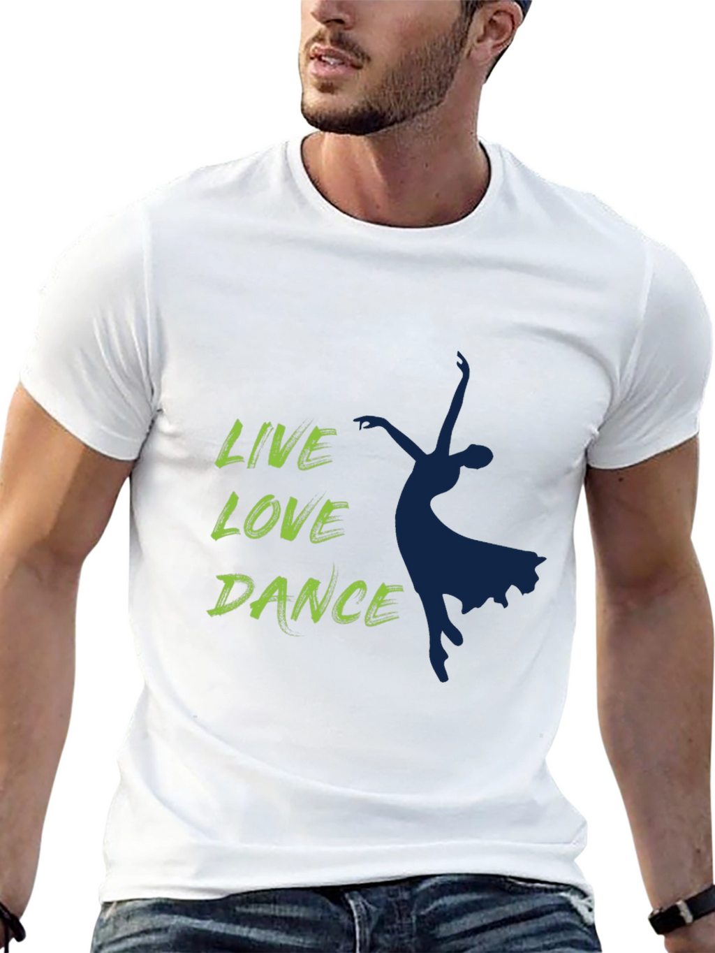 Live Love Dance Graphic Tee - Stylish Dancer T-Shirt