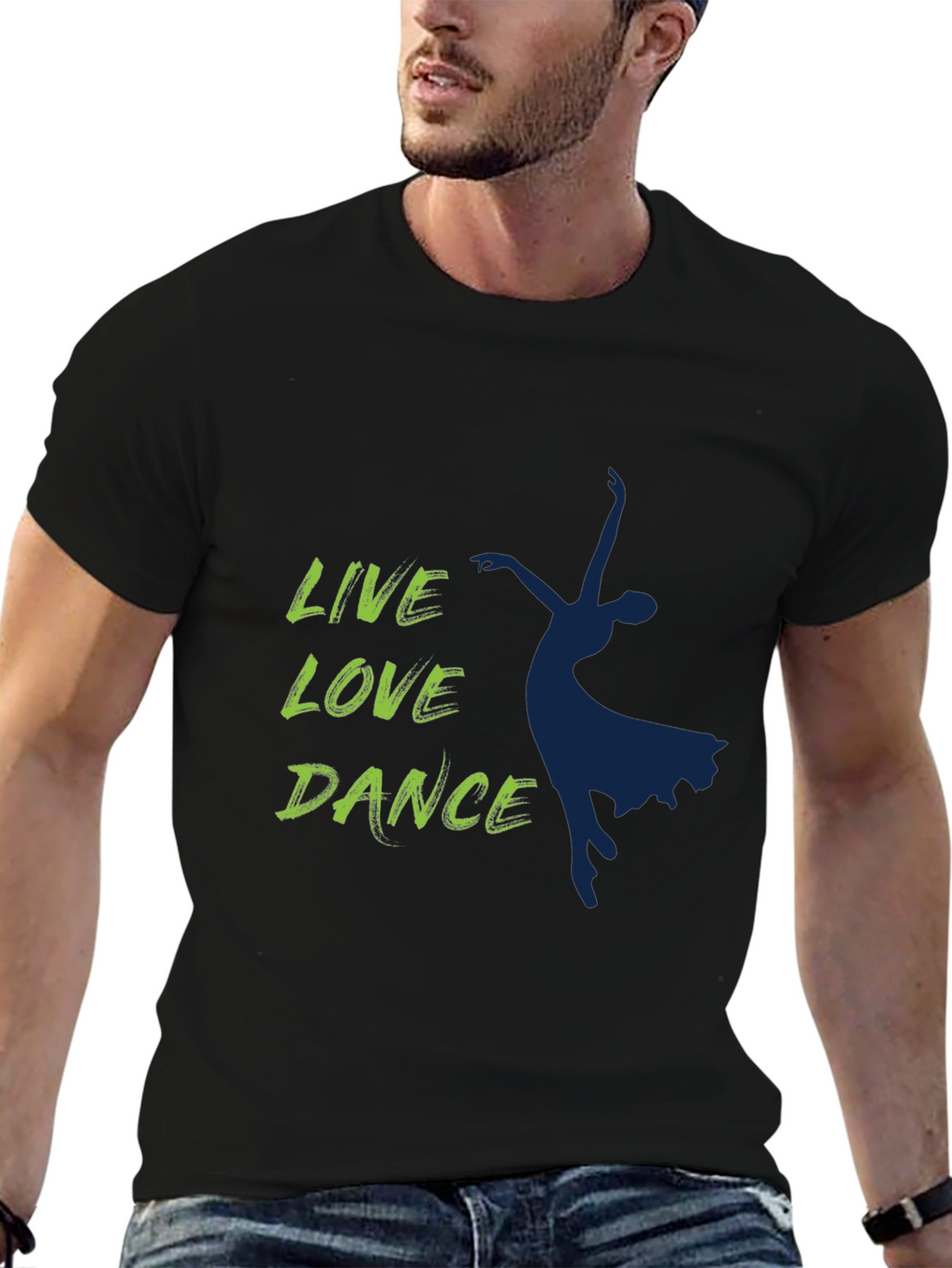 Live Love Dance Graphic Tee - Stylish Dancer T-Shirt